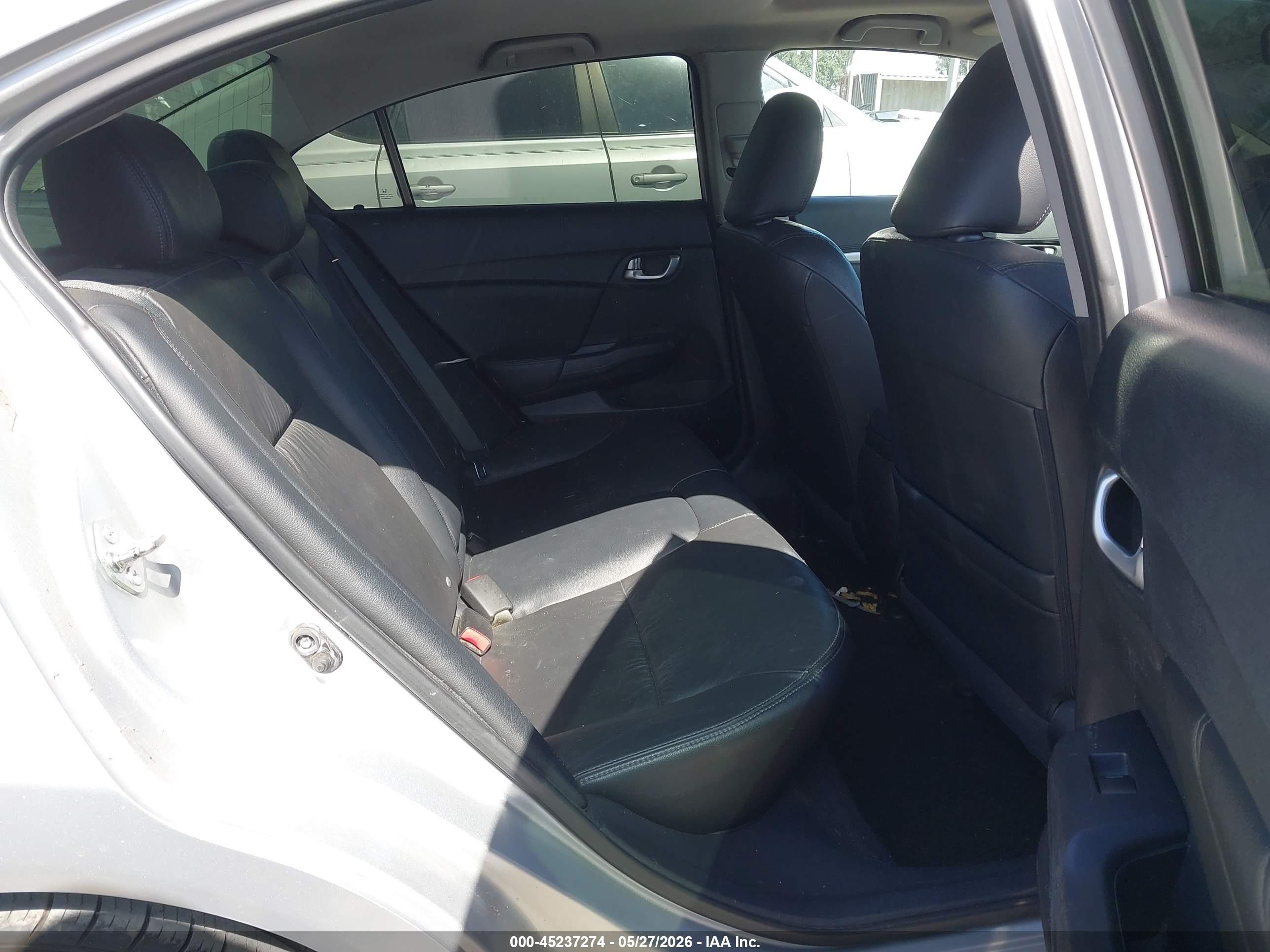 2014 Honda Civic Ex-l Silver vin: 2HGFB2F99EH517534