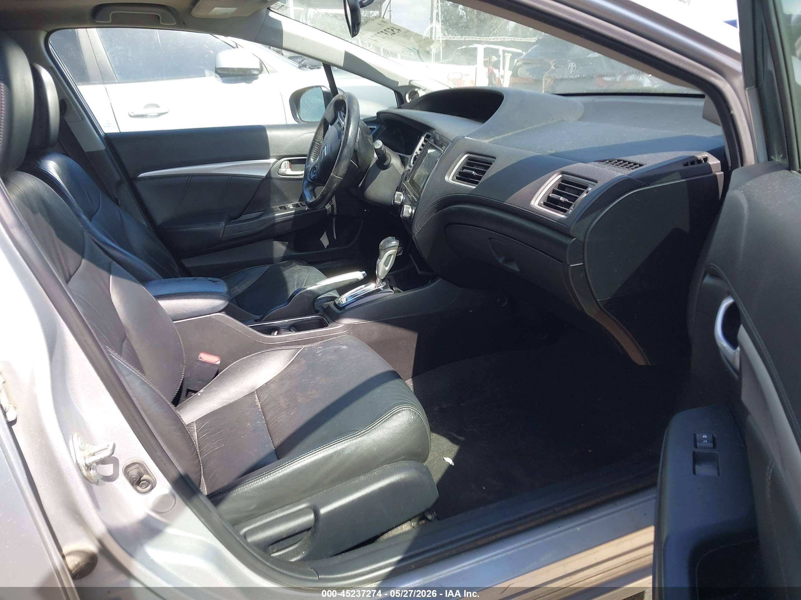 2014 Honda Civic Ex-l Silver vin: 2HGFB2F99EH517534