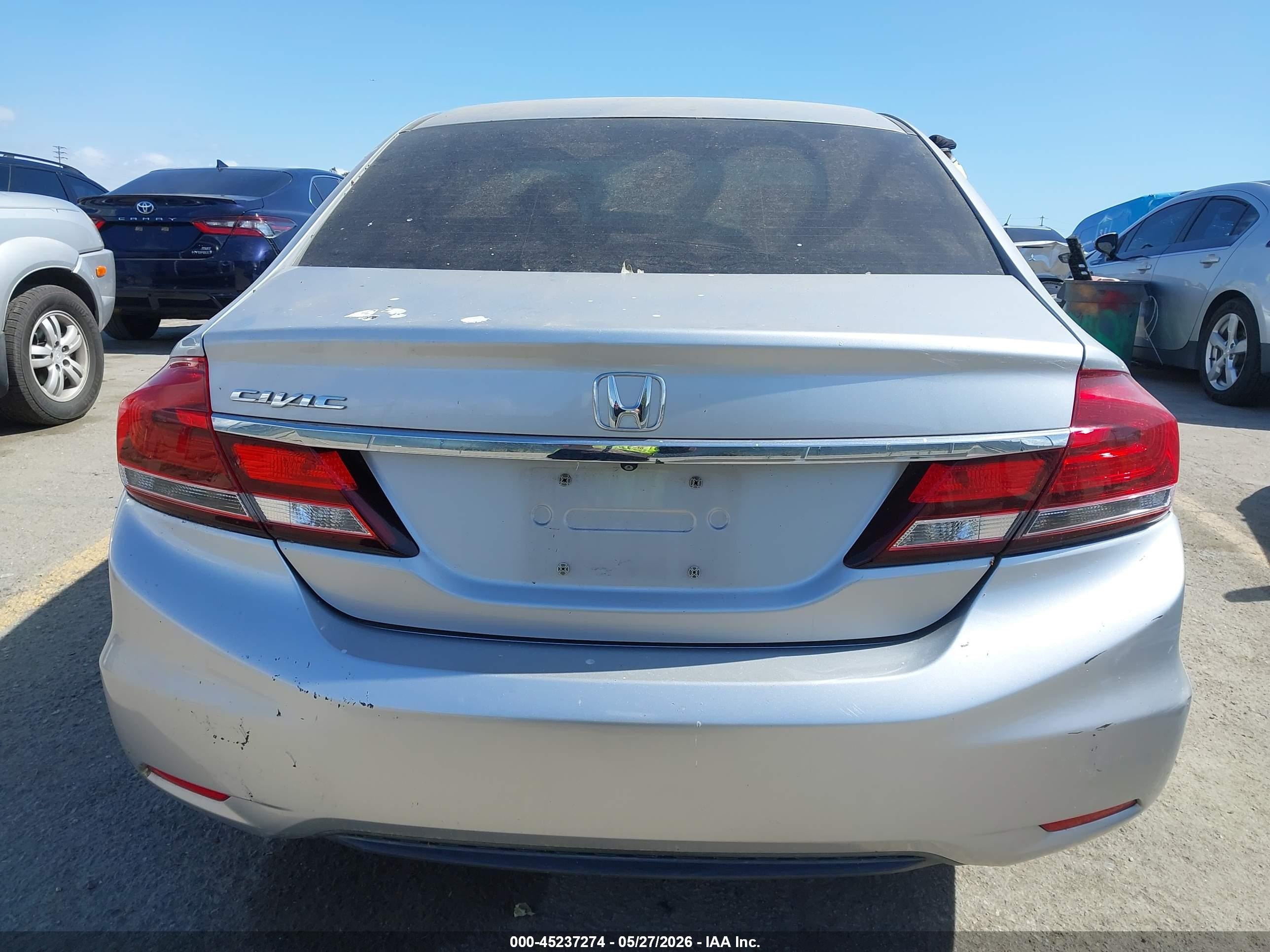 2014 Honda Civic Ex-l Silver vin: 2HGFB2F99EH517534