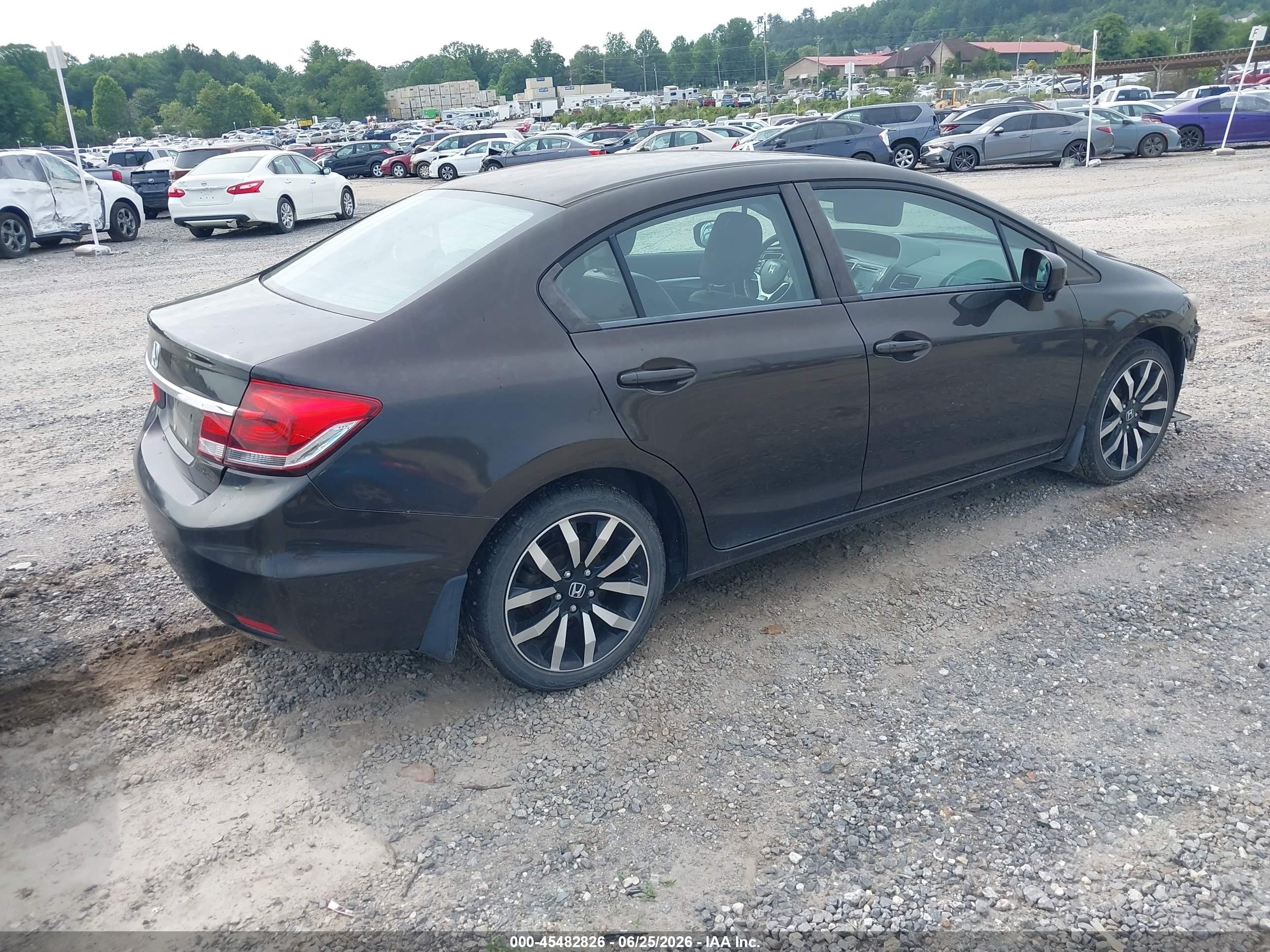 2014 Honda Civic Ex-l Black vin: 2HGFB2F99EH518280