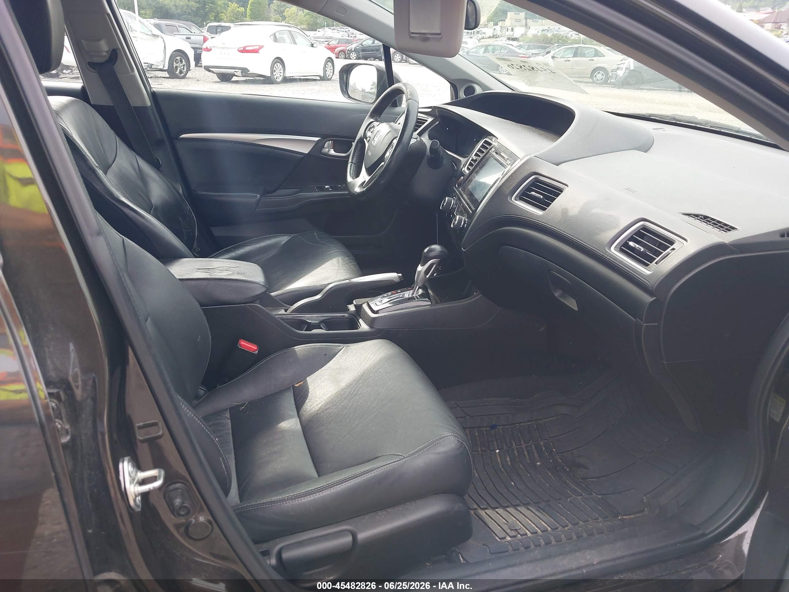 2014 Honda Civic Ex-l Black vin: 2HGFB2F99EH518280