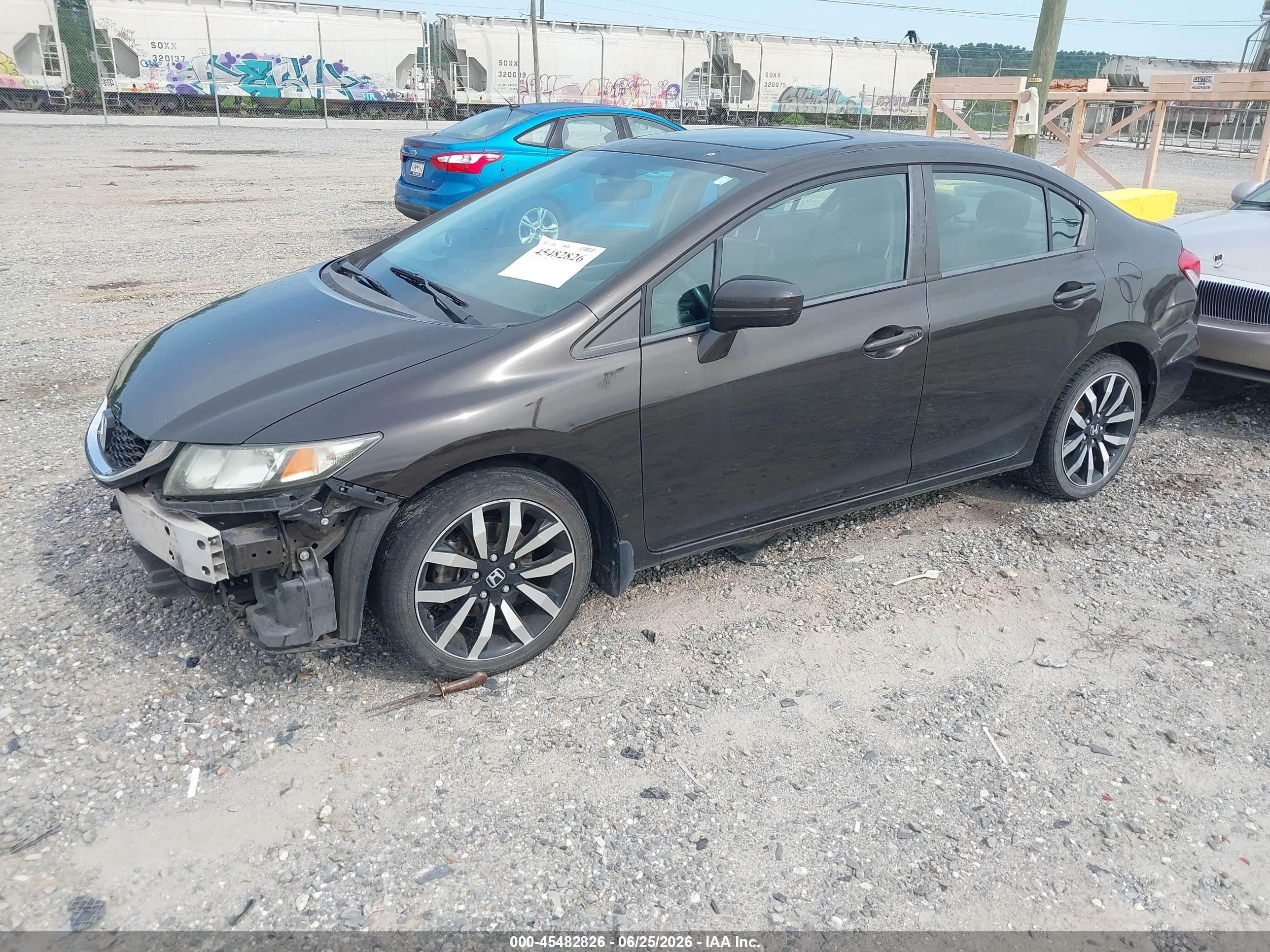 2014 Honda Civic Ex-l Black vin: 2HGFB2F99EH518280