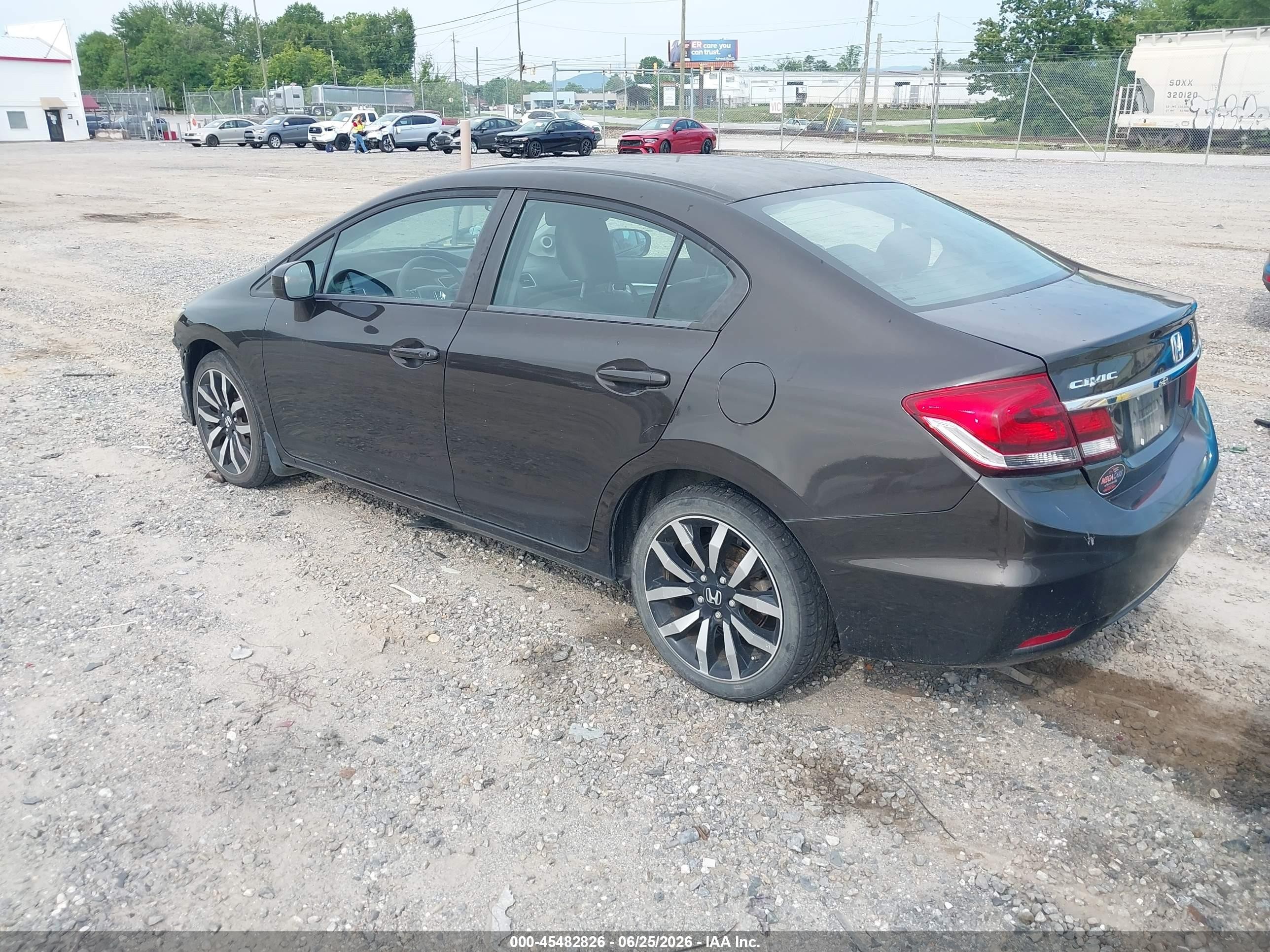2014 Honda Civic Ex-l Black vin: 2HGFB2F99EH518280
