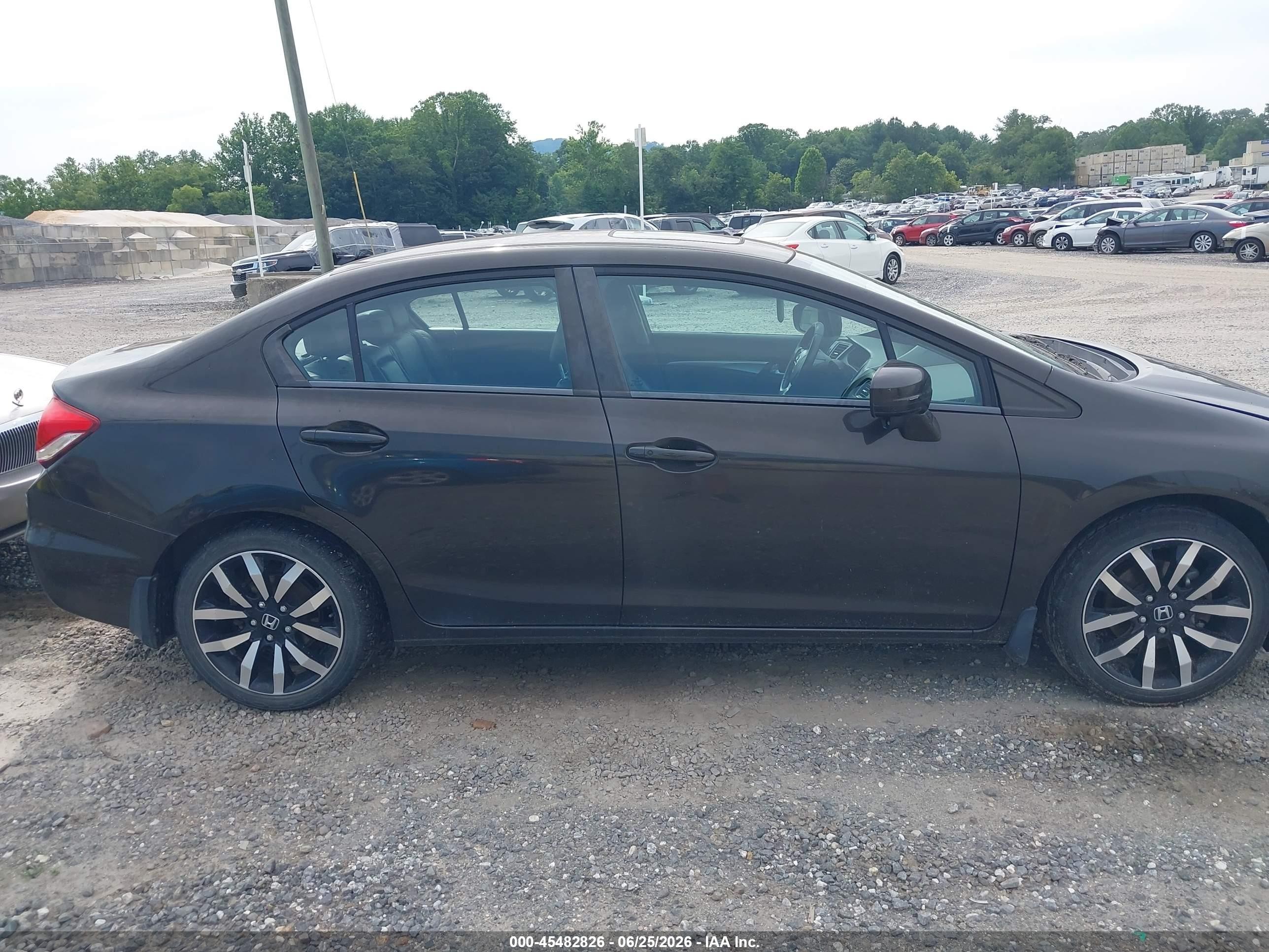 2014 Honda Civic Ex-l Black vin: 2HGFB2F99EH518280