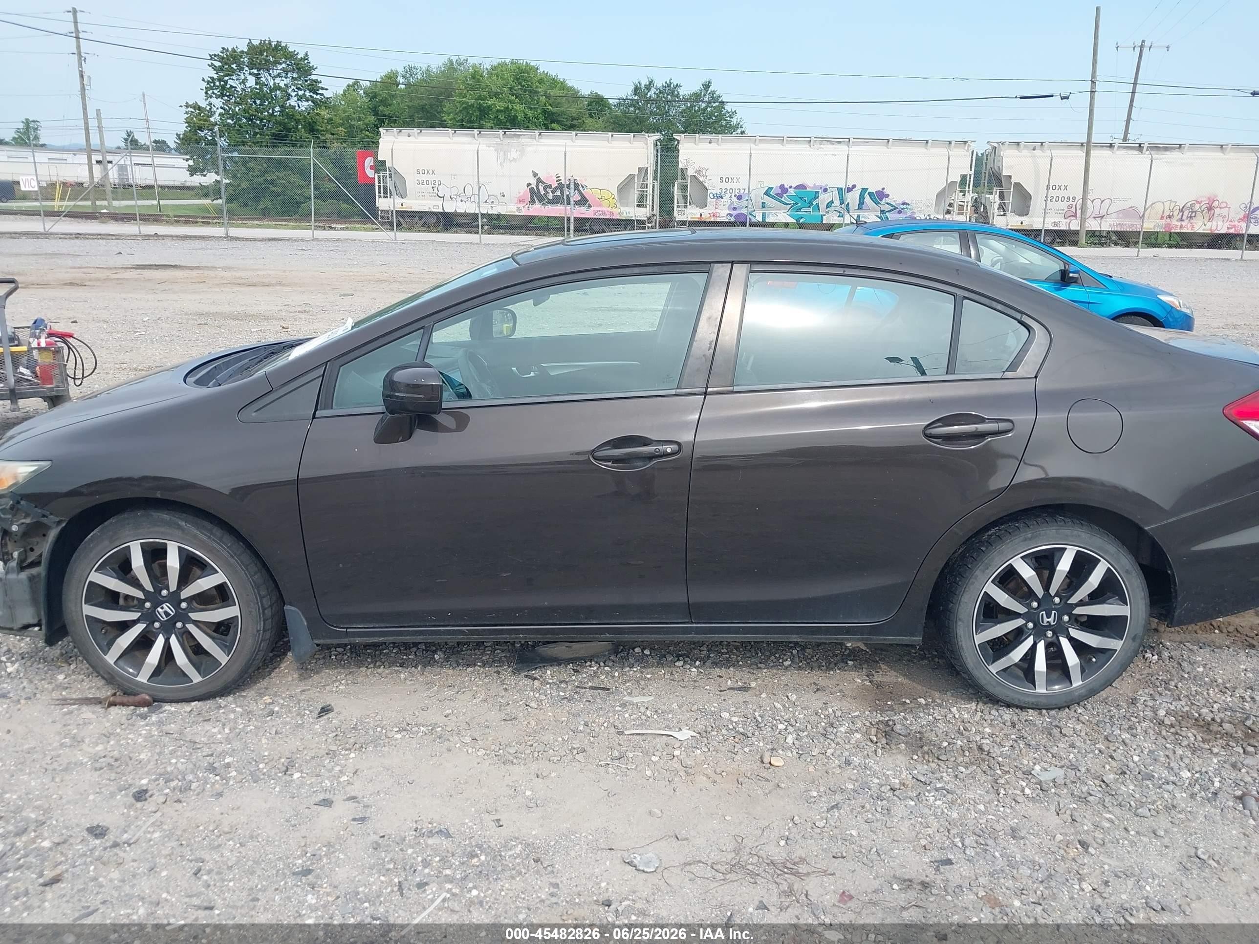 2014 Honda Civic Ex-l Black vin: 2HGFB2F99EH518280