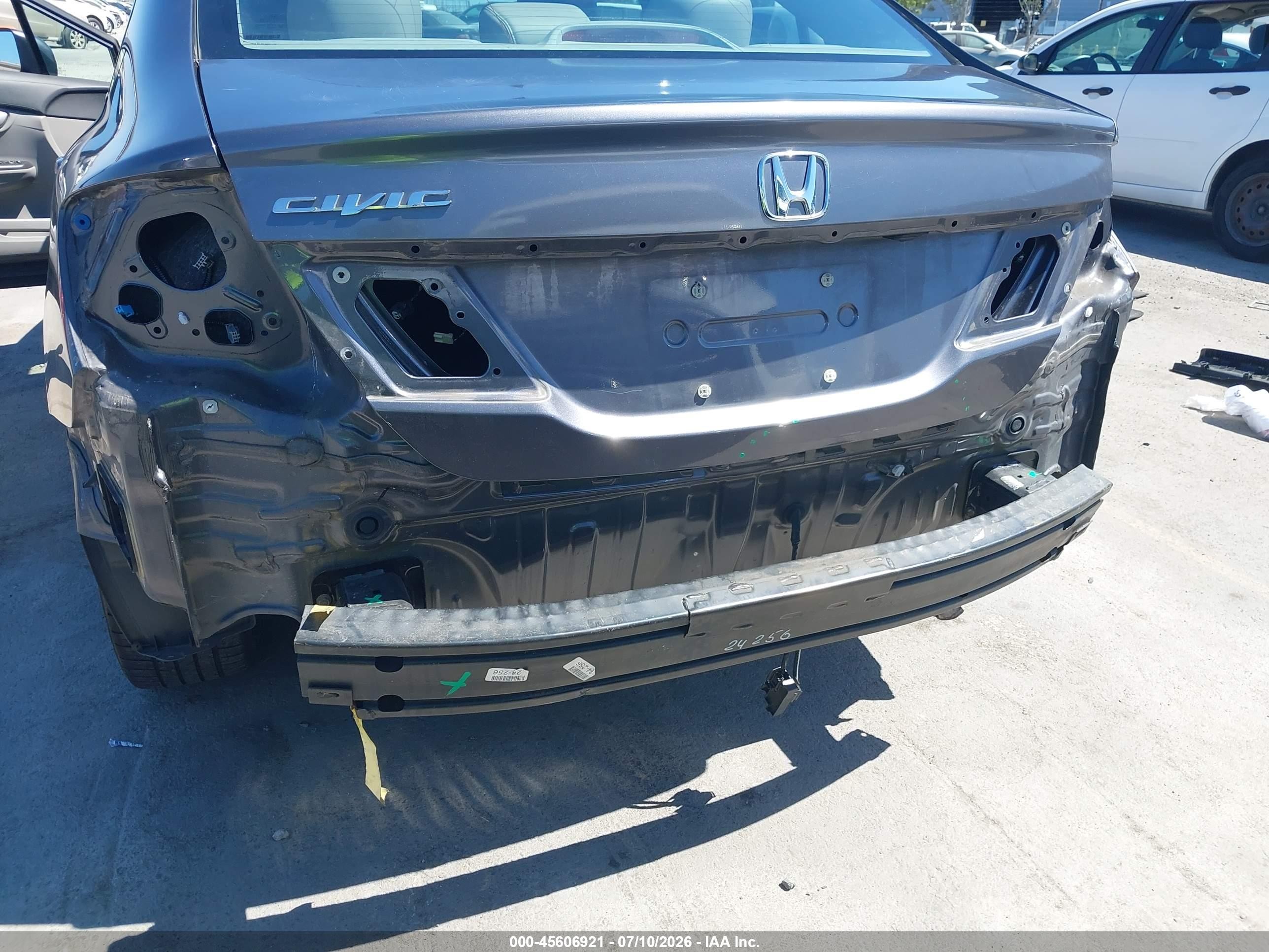 2015 Honda Civic Ex-l Gray vin: 2HGFB2F99FH502789