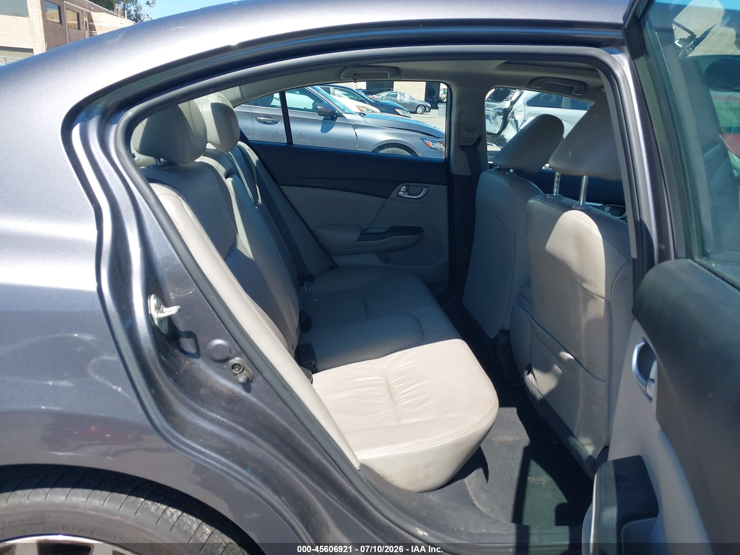 2015 Honda Civic Ex-l Gray vin: 2HGFB2F99FH502789