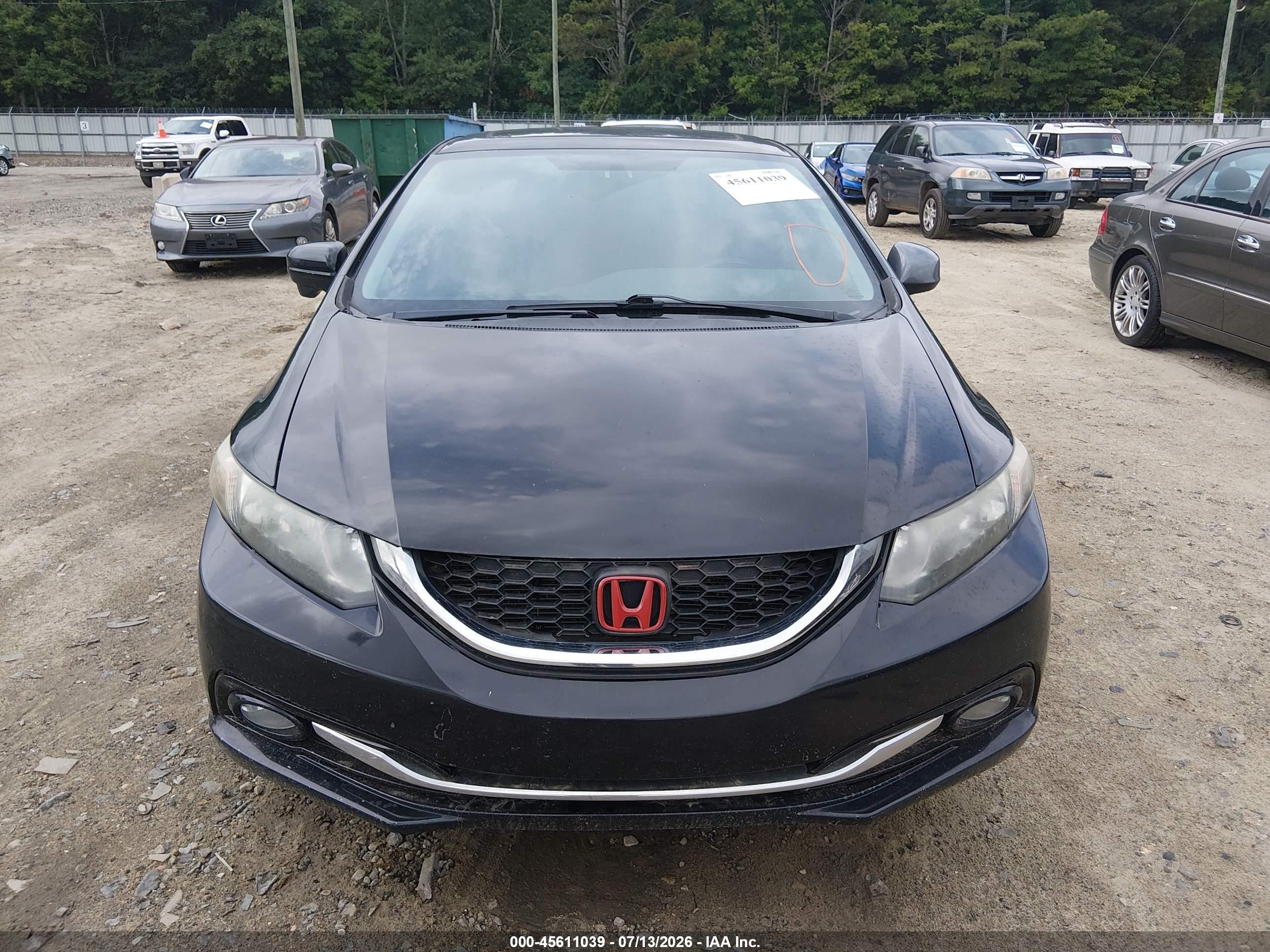 2015 Honda Civic Ex-l Черный vin: 2HGFB2F99FH509080