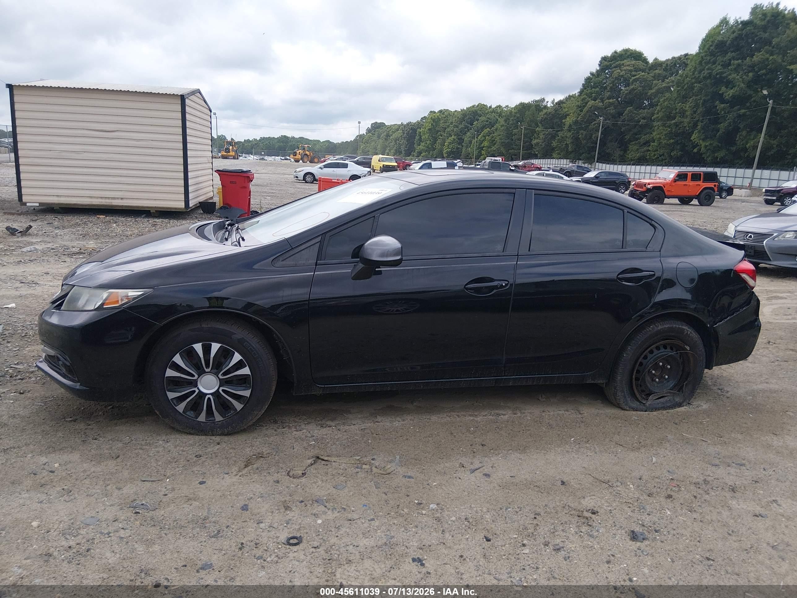 2015 Honda Civic Ex-l Черный vin: 2HGFB2F99FH509080