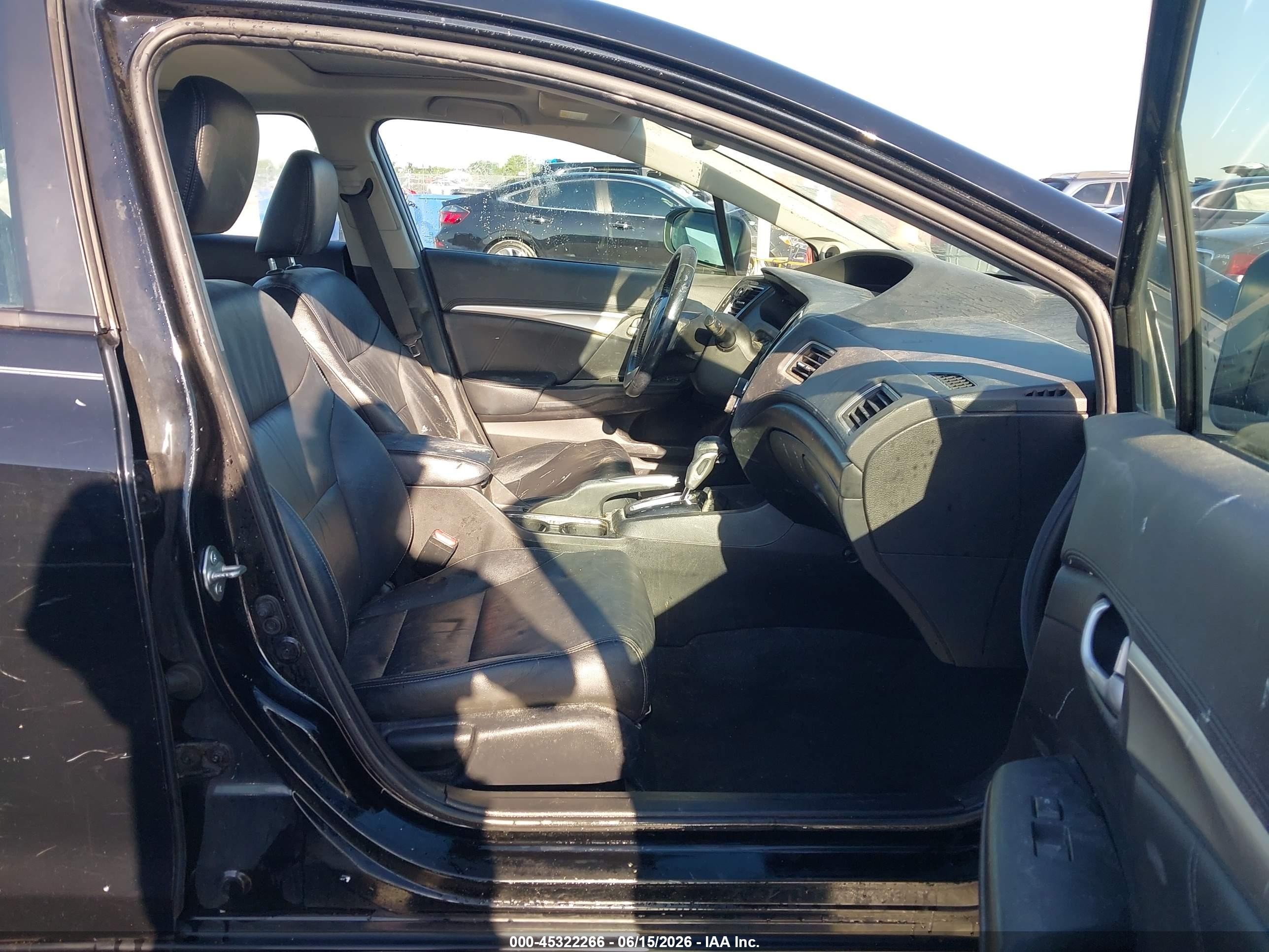 2015 Honda Civic Ex-l Black vin: 2HGFB2F99FH556304