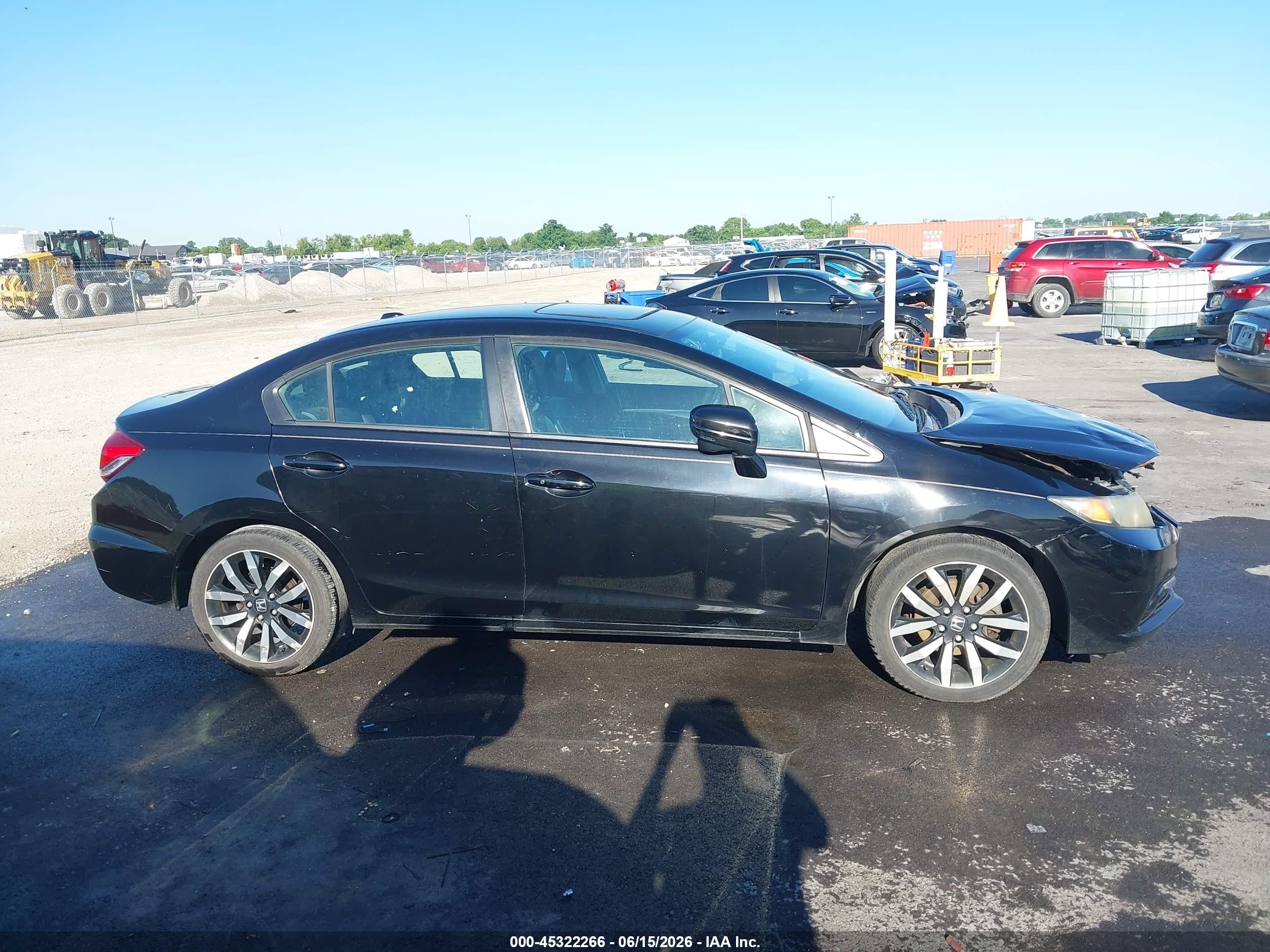 2015 Honda Civic Ex-l Black vin: 2HGFB2F99FH556304