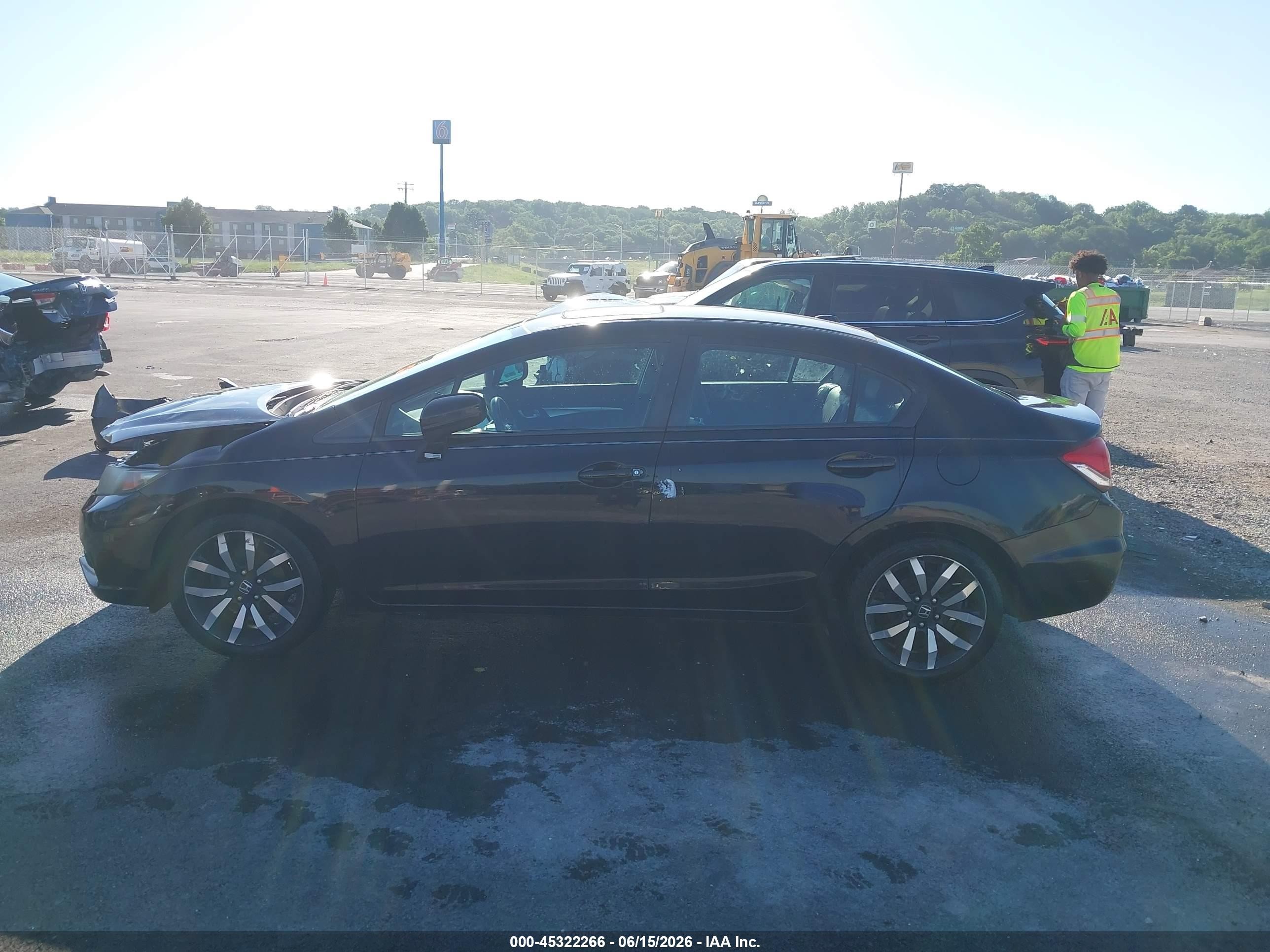 2015 Honda Civic Ex-l Black vin: 2HGFB2F99FH556304