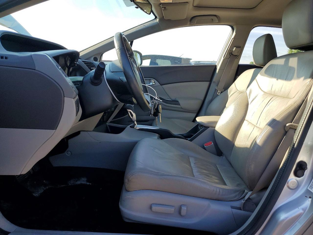 2012 Honda Civic Exl Silver vin: 2HGFB2F9XCH117611
