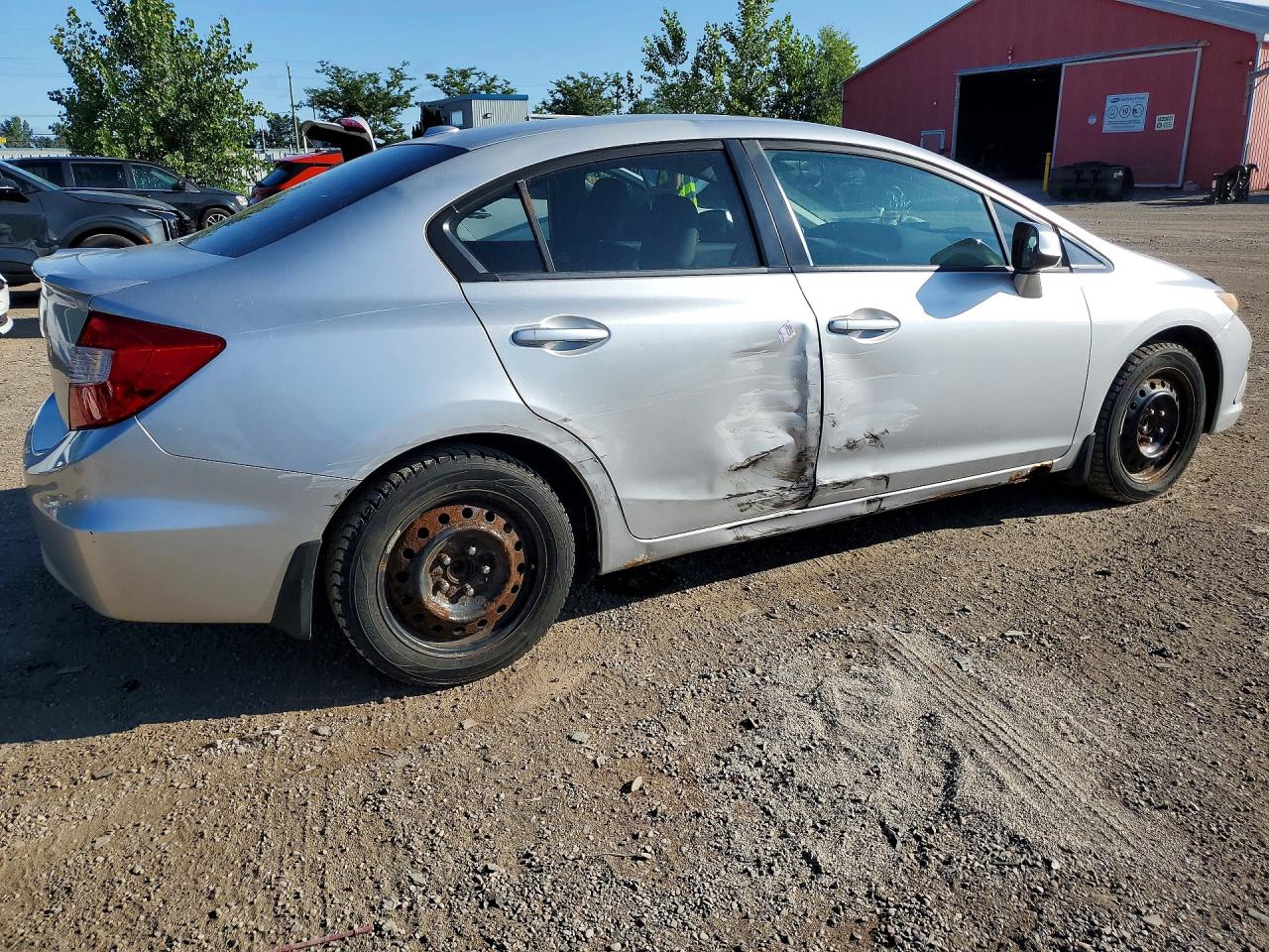 2012 Honda Civic Exl Silver vin: 2HGFB2F9XCH117611