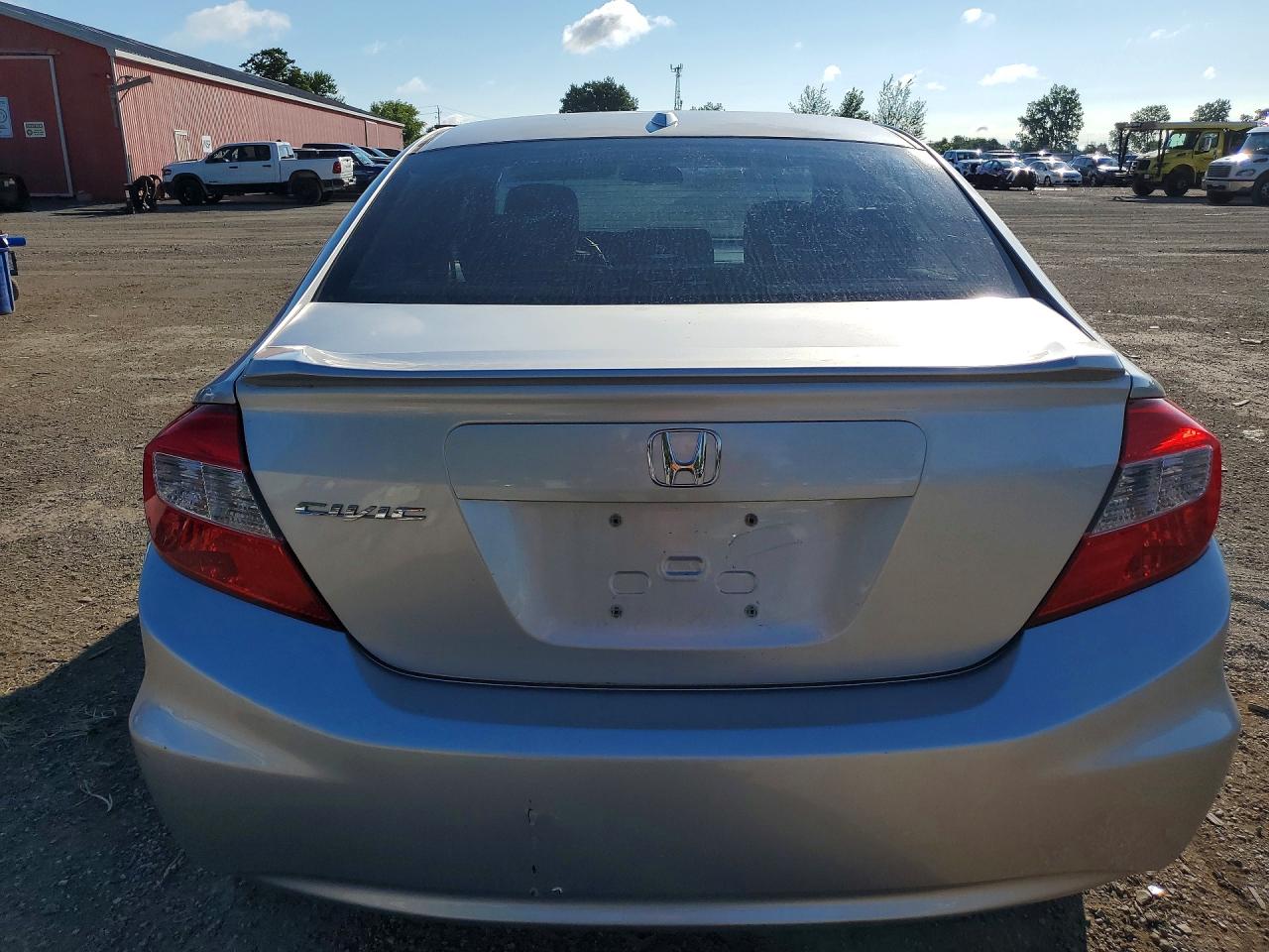 2012 Honda Civic Exl Silver vin: 2HGFB2F9XCH117611