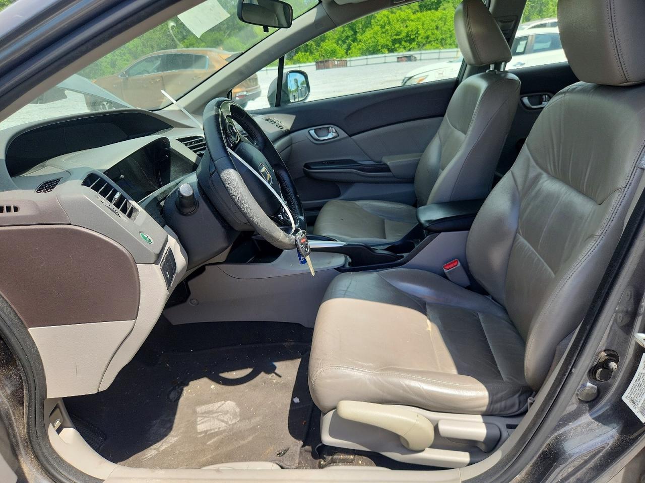 2012 Honda Civic Exl Серый vin: 2HGFB2F9XCH505440