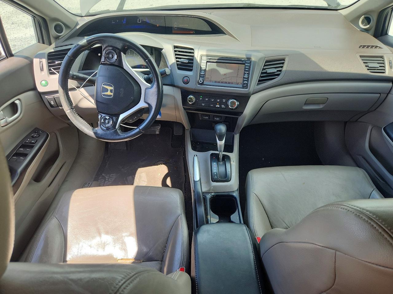 2012 Honda Civic Exl Серый vin: 2HGFB2F9XCH505440