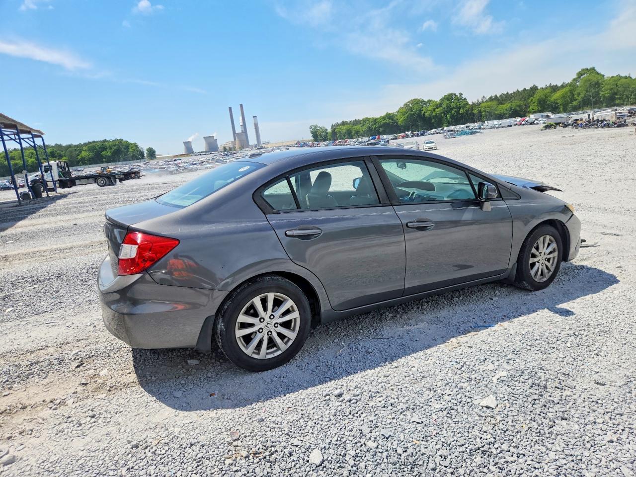 2012 Honda Civic Exl Серый vin: 2HGFB2F9XCH505440