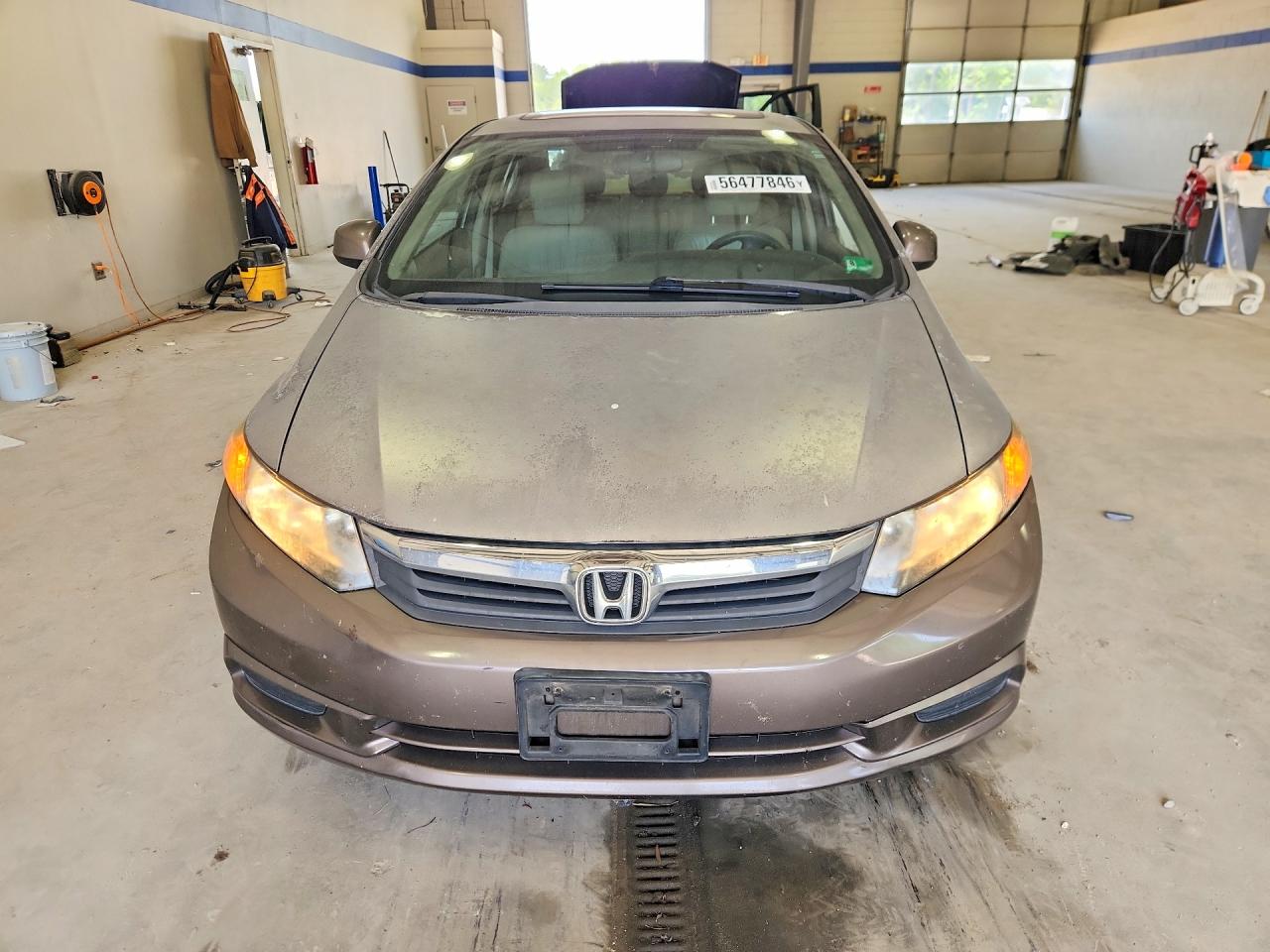 2012 Honda Civic Exl Gray vin: 2HGFB2F9XCH537479