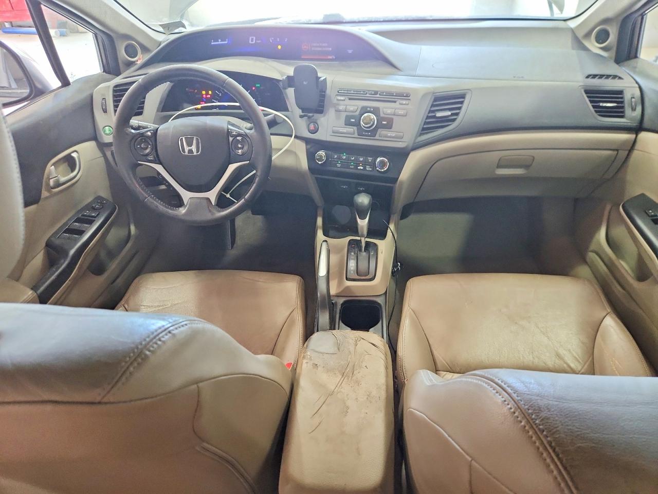 2012 Honda Civic Exl Gray vin: 2HGFB2F9XCH537479