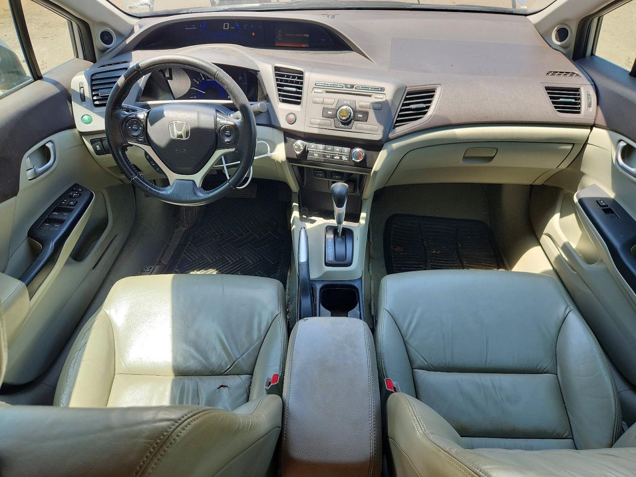 2012 Honda Civic Silver vin: 2HGFB2F9XCH547137