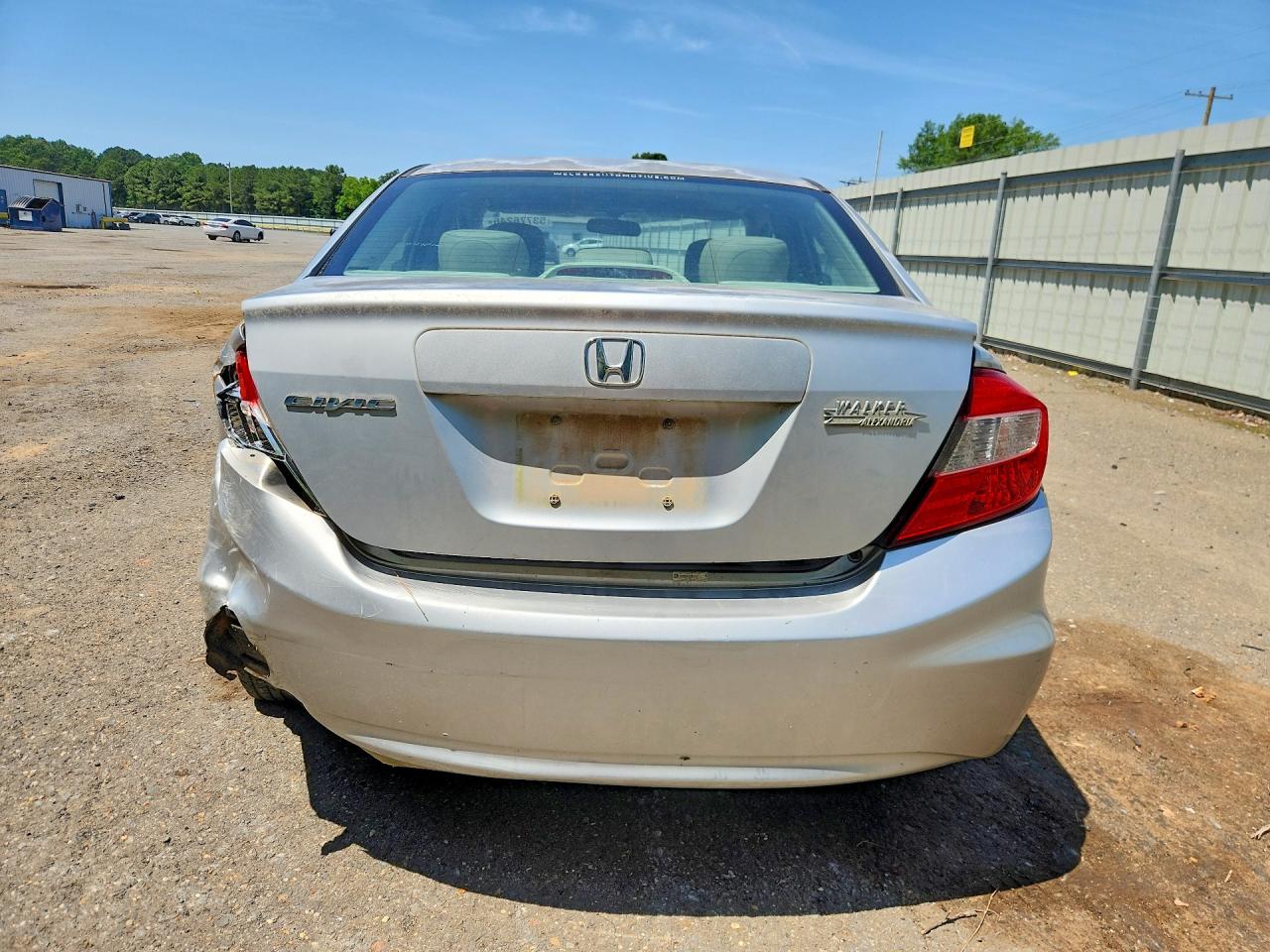 2012 Honda Civic Silver vin: 2HGFB2F9XCH547137