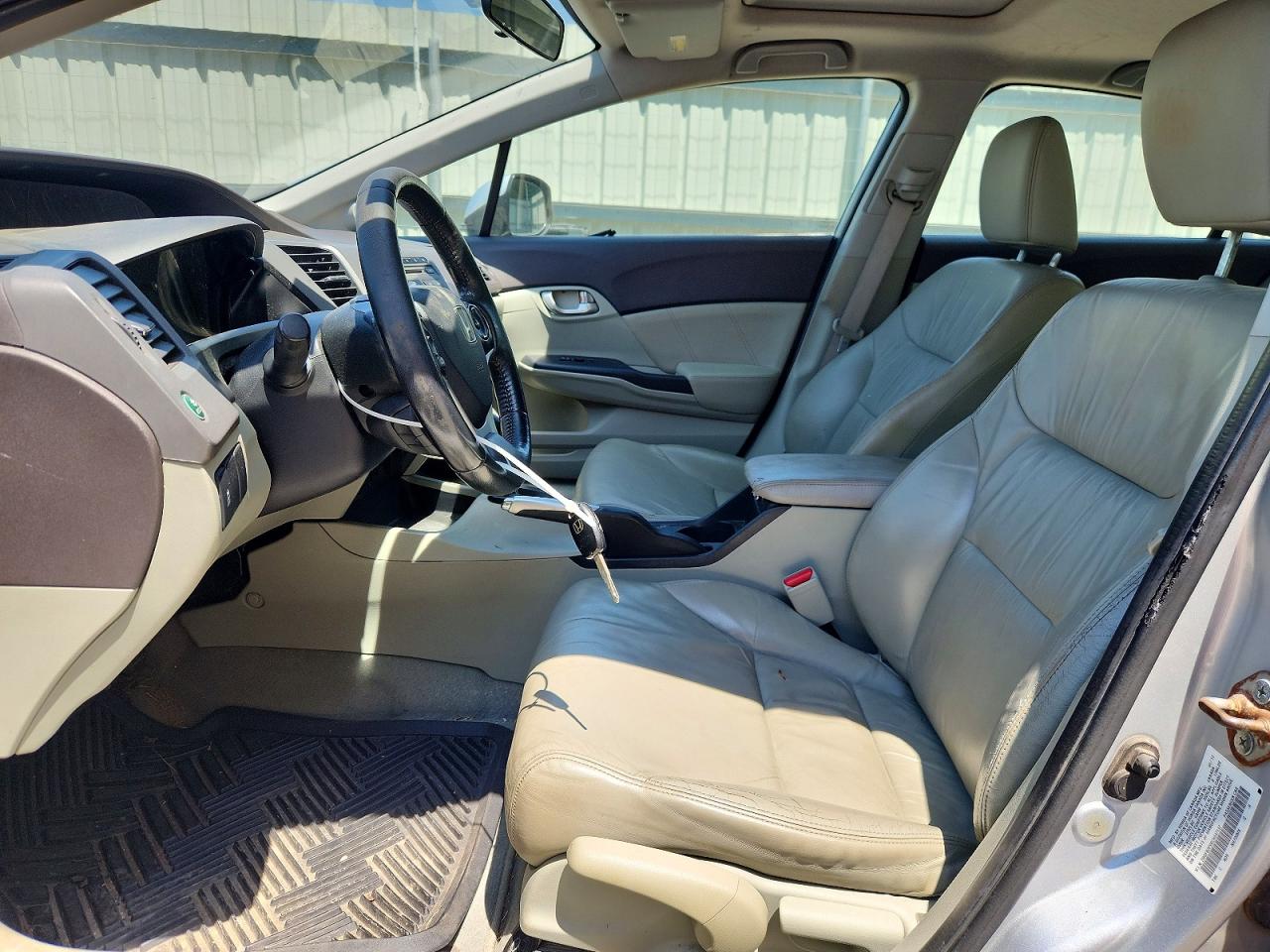 2012 Honda Civic Silver vin: 2HGFB2F9XCH547137
