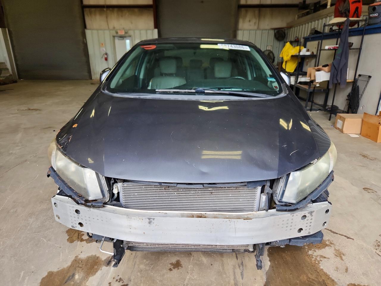 2013 Honda Civic Exl Gray vin: 2HGFB2F9XDH522949