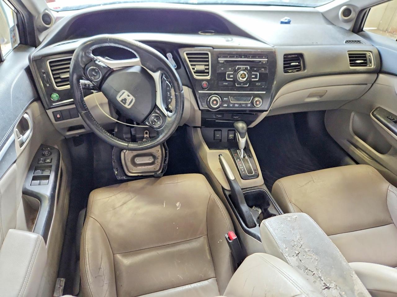 2013 Honda Civic Exl Gray vin: 2HGFB2F9XDH522949