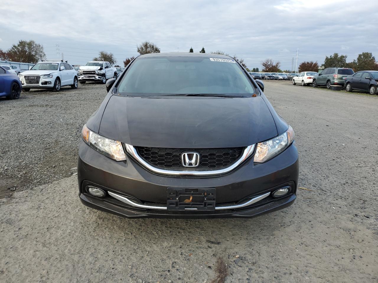 2014 Honda Civic Exl Charcoal vin: 2HGFB2F9XEH523519