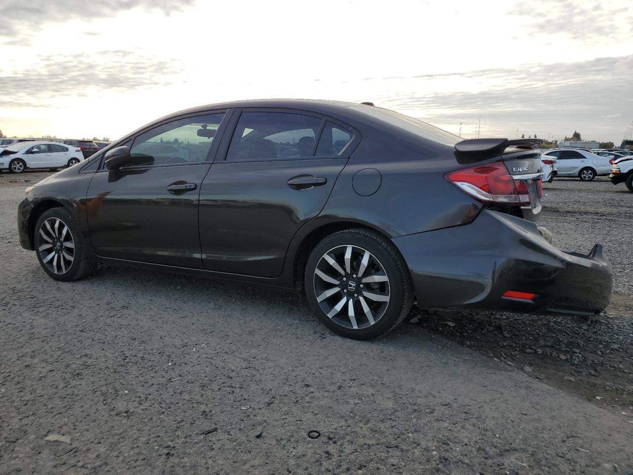 2014 Honda Civic Exl Charcoal vin: 2HGFB2F9XEH523519