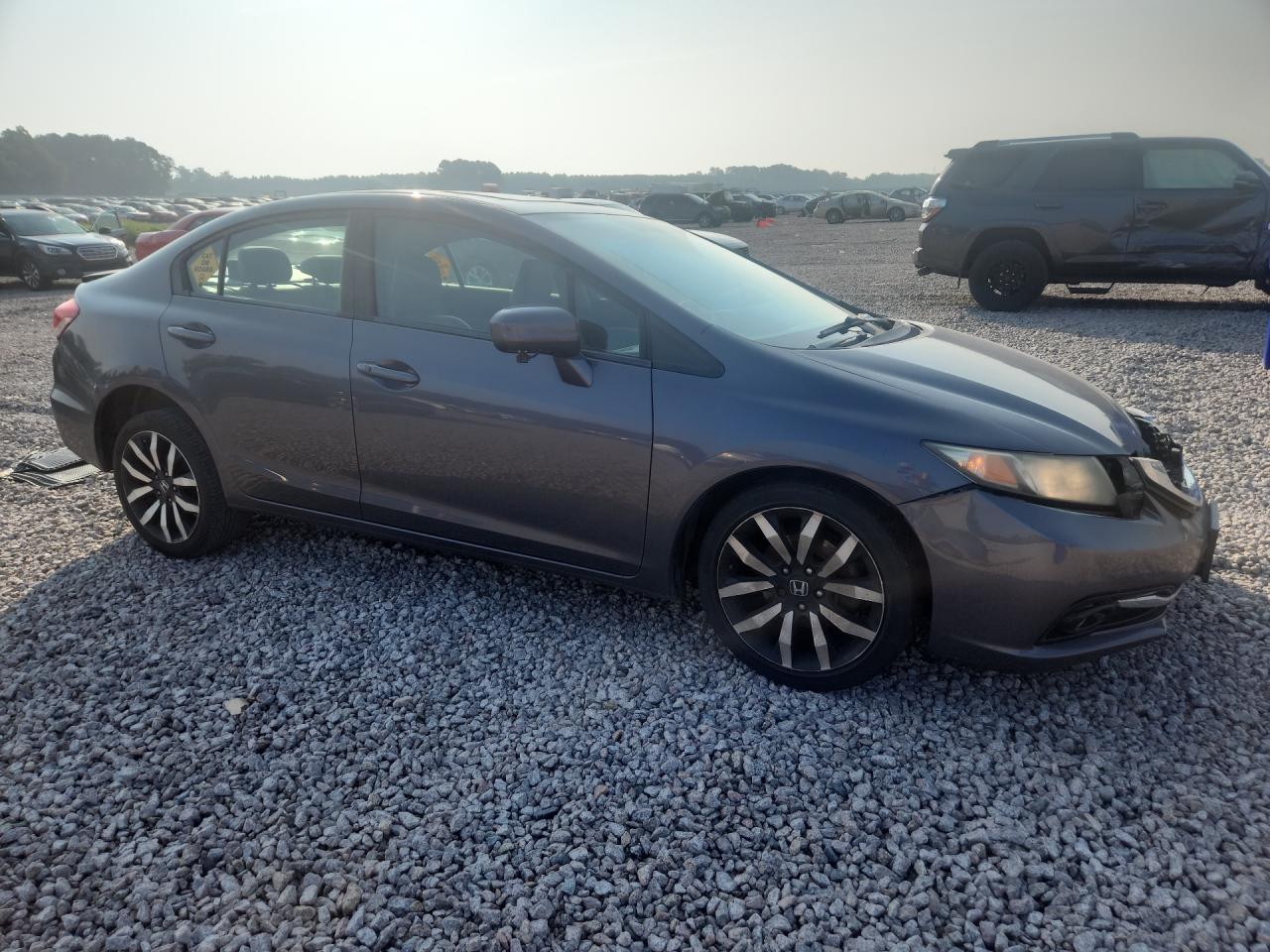 2015 Hond Civic Gray vin: 2HGFB2F9XFH503885