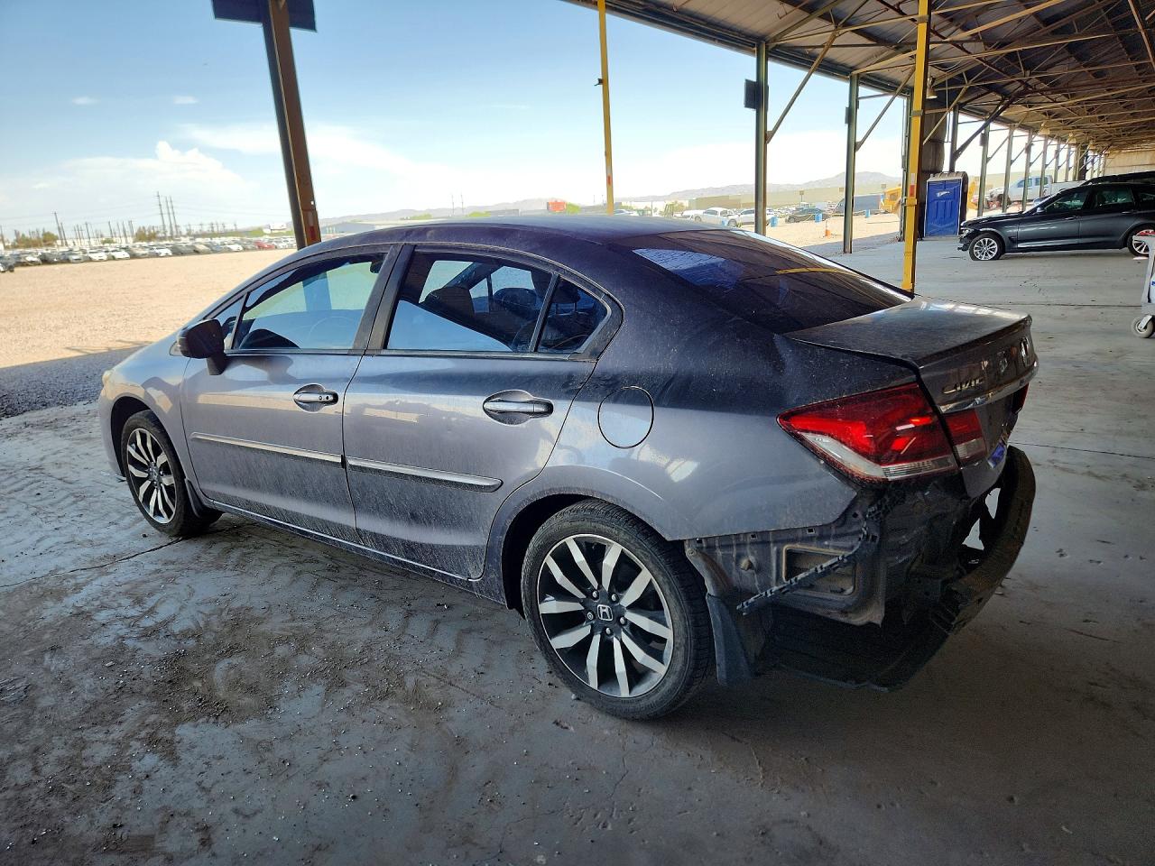 2015 Honda Civic Exl Серый vin: 2HGFB2F9XFH515129