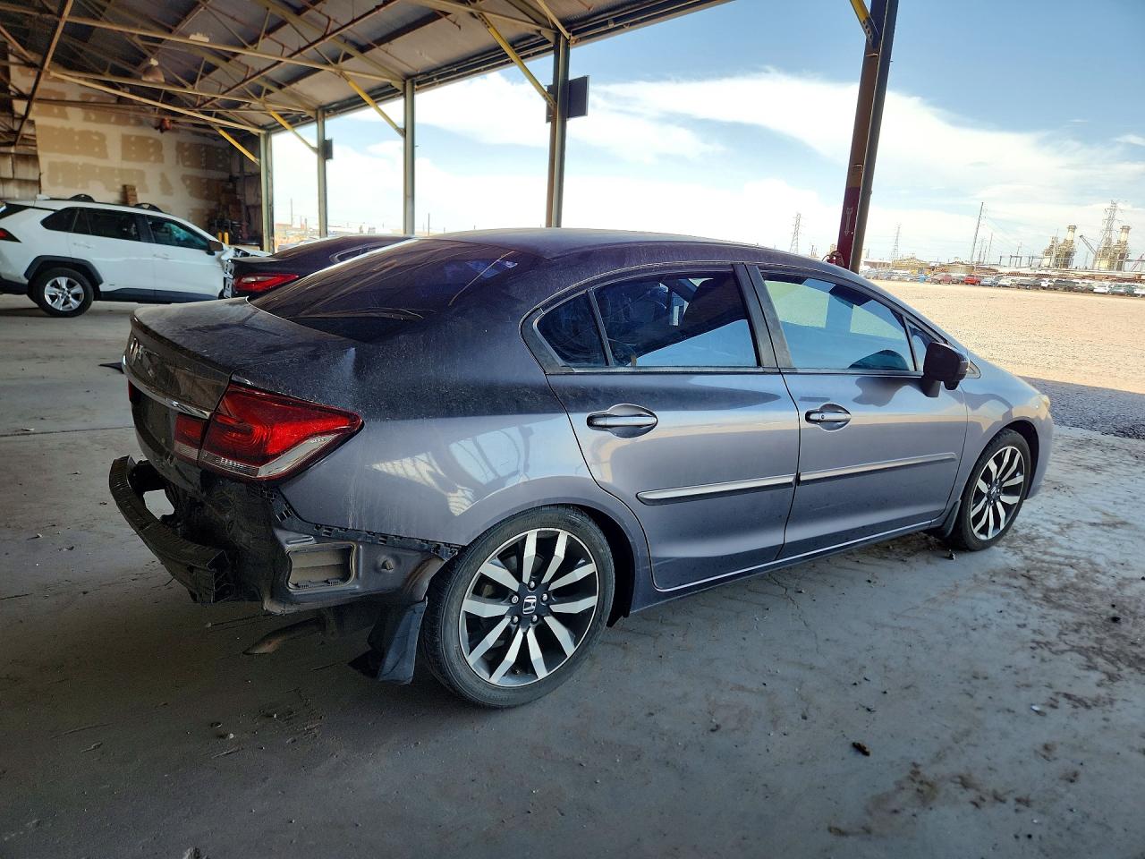 2015 Honda Civic Exl Серый vin: 2HGFB2F9XFH515129