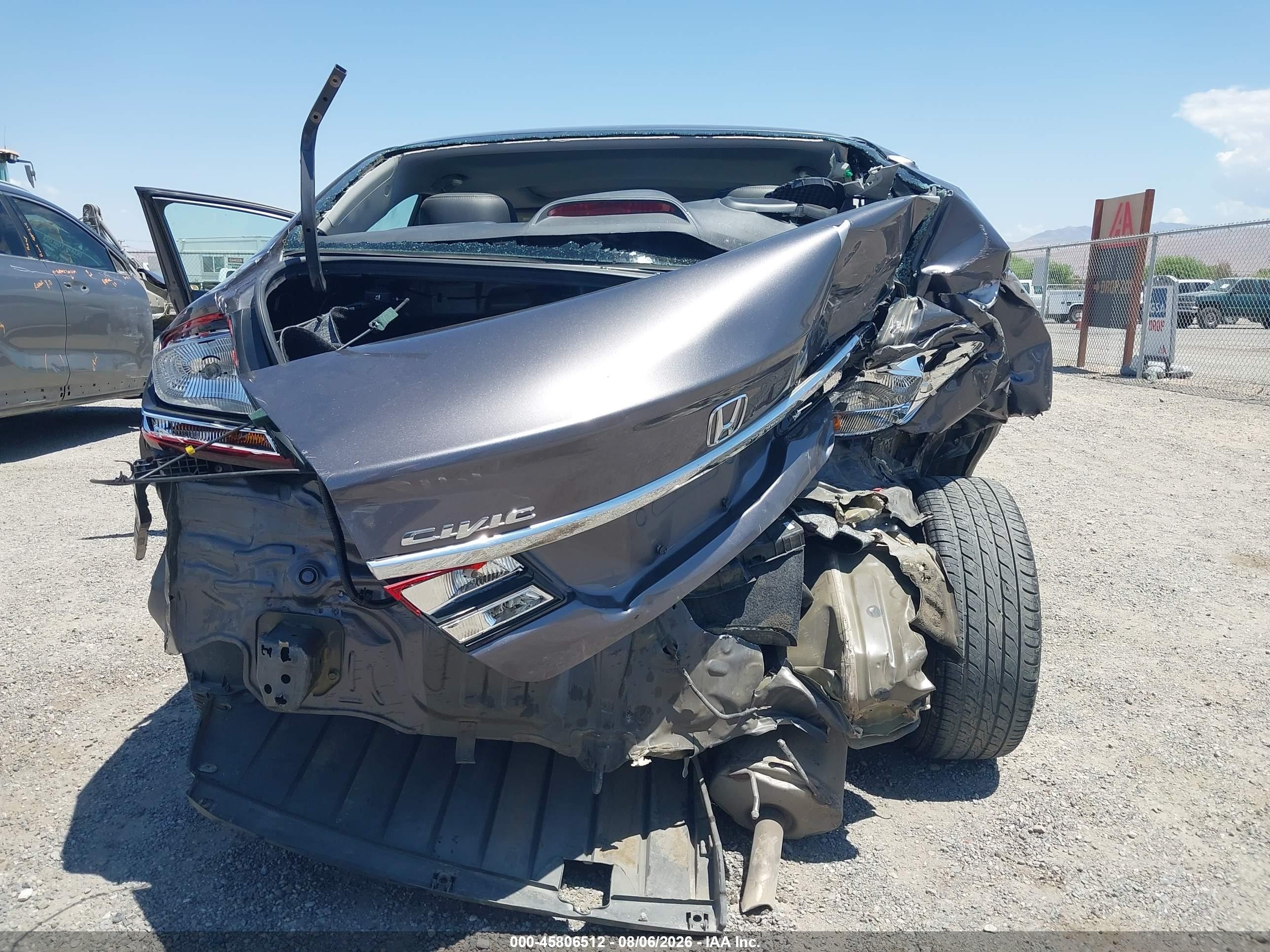 2015 Honda Civic Ex-l Gray vin: 2HGFB2F9XFH529497