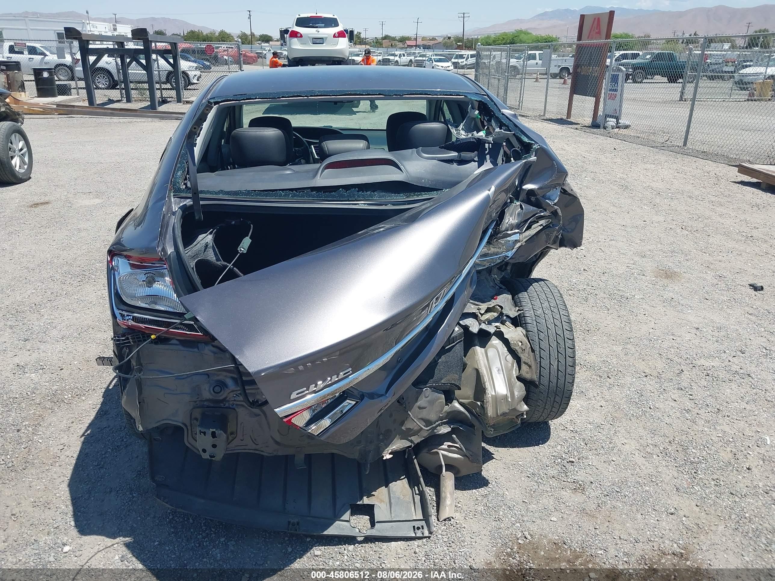 2015 Honda Civic Ex-l Gray vin: 2HGFB2F9XFH529497