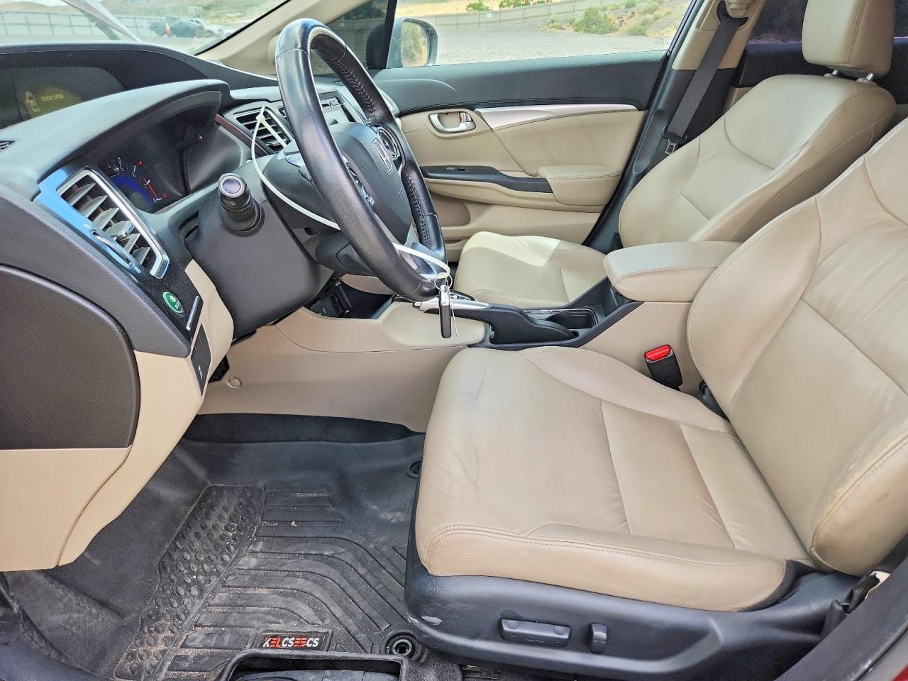 2015 Honda Civic Exl Burgundy vin: 2HGFB2F9XFH530701