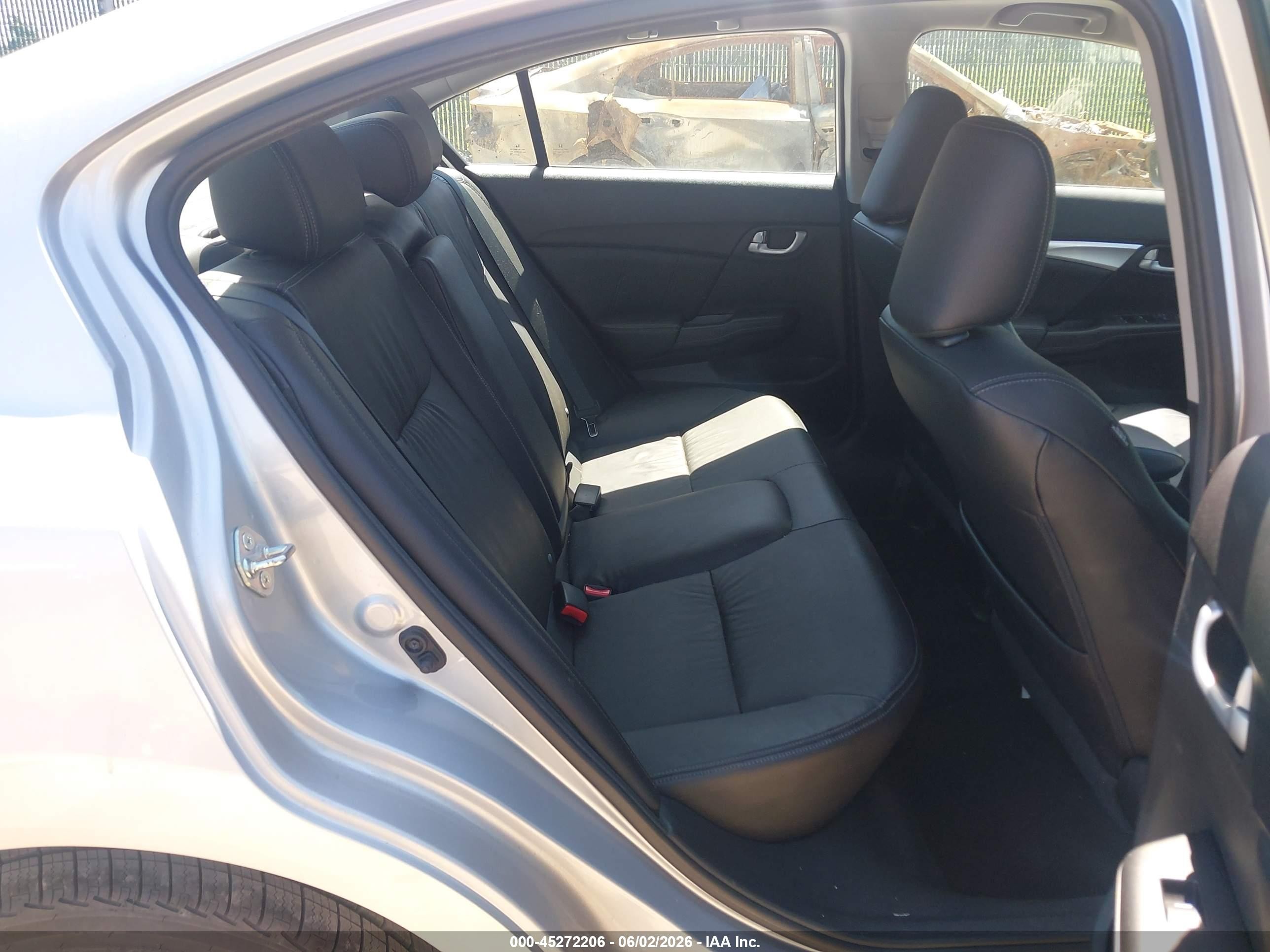 2015 Honda Civic Ex-l Silver vin: 2HGFB2F9XFH555744