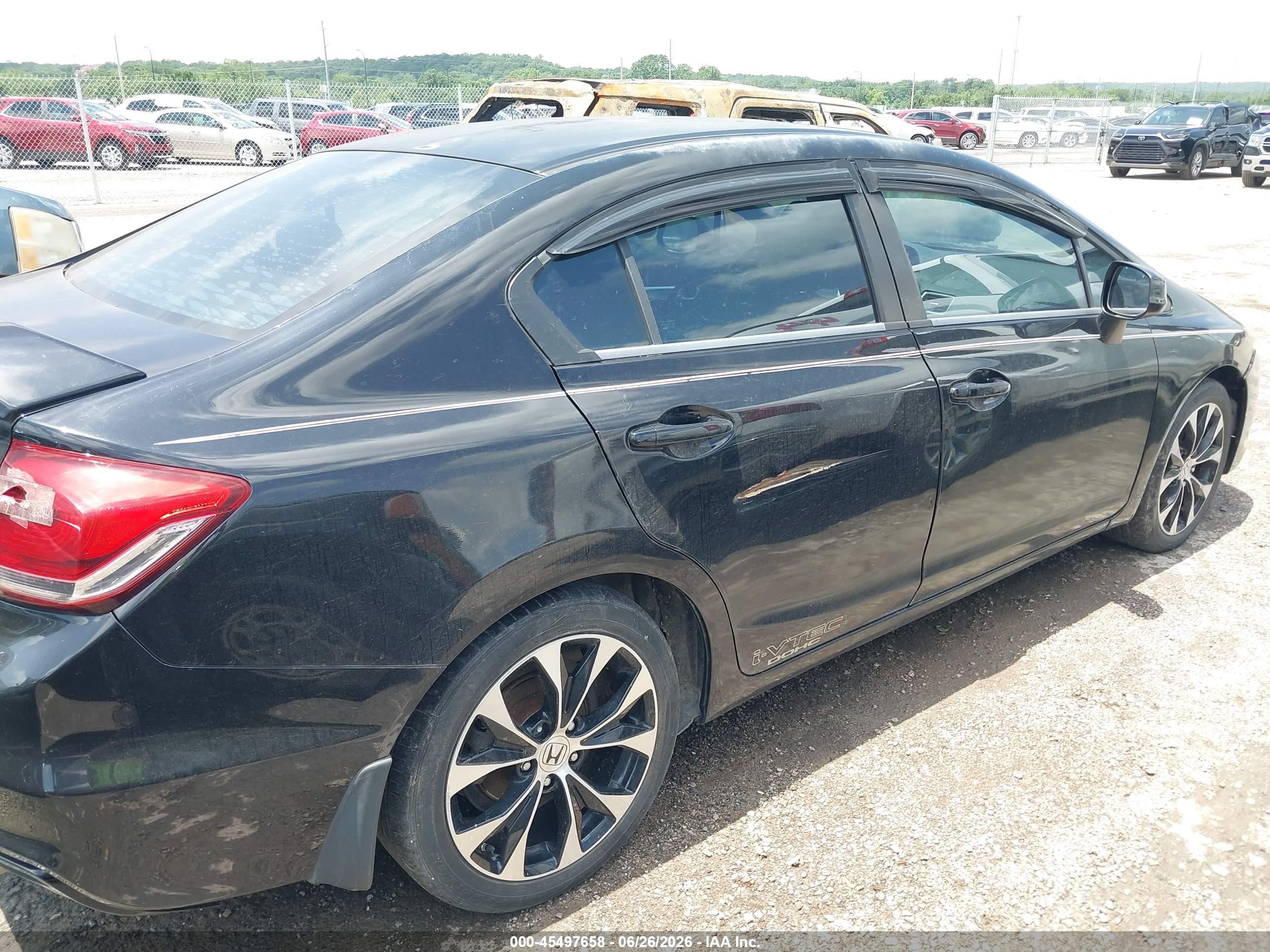 2013 Honda Civic Si Black vin: 2HGFB6E50DH701720