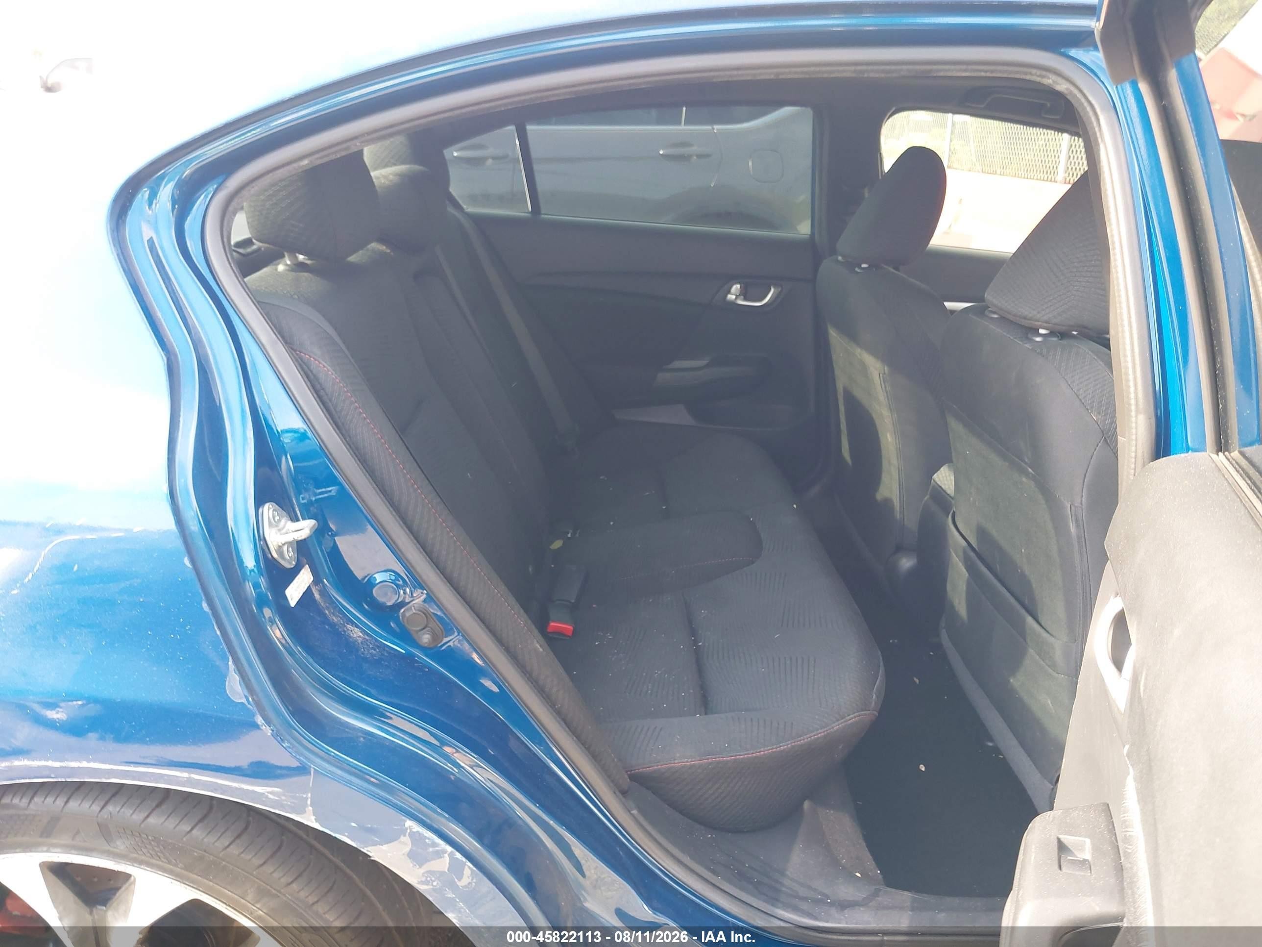 2013 Honda Civic Si Blue vin: 2HGFB6E50DH706335