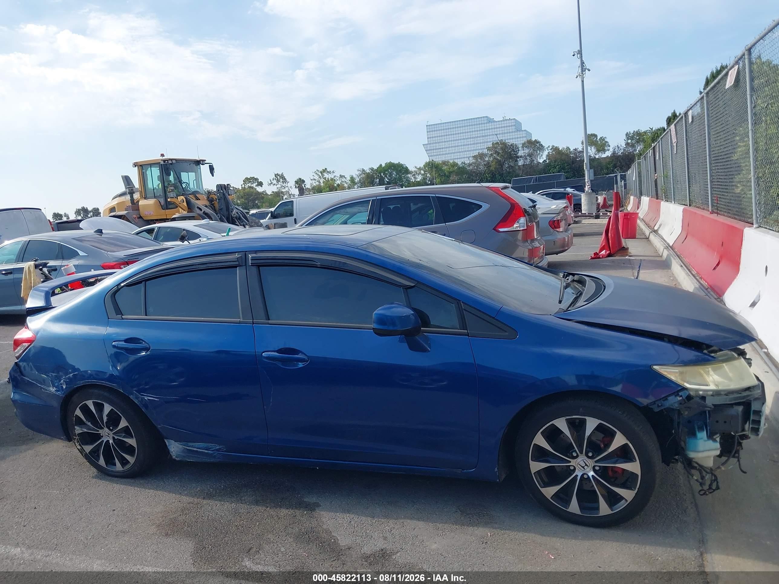 2013 Honda Civic Si Blue vin: 2HGFB6E50DH706335