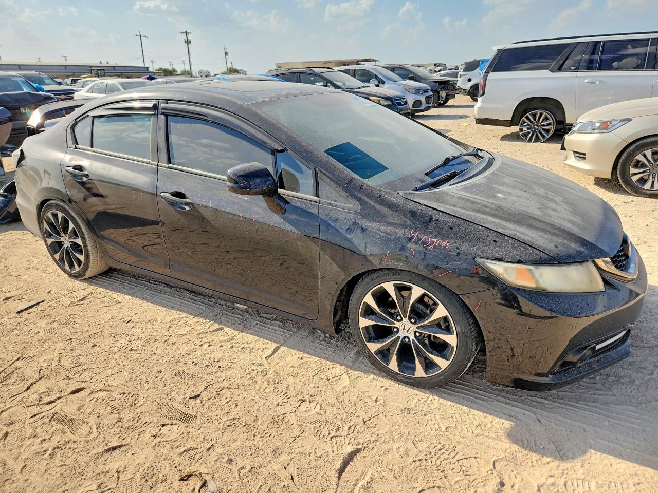 2013 Honda Civic Si Black vin: 2HGFB6E50DH706576