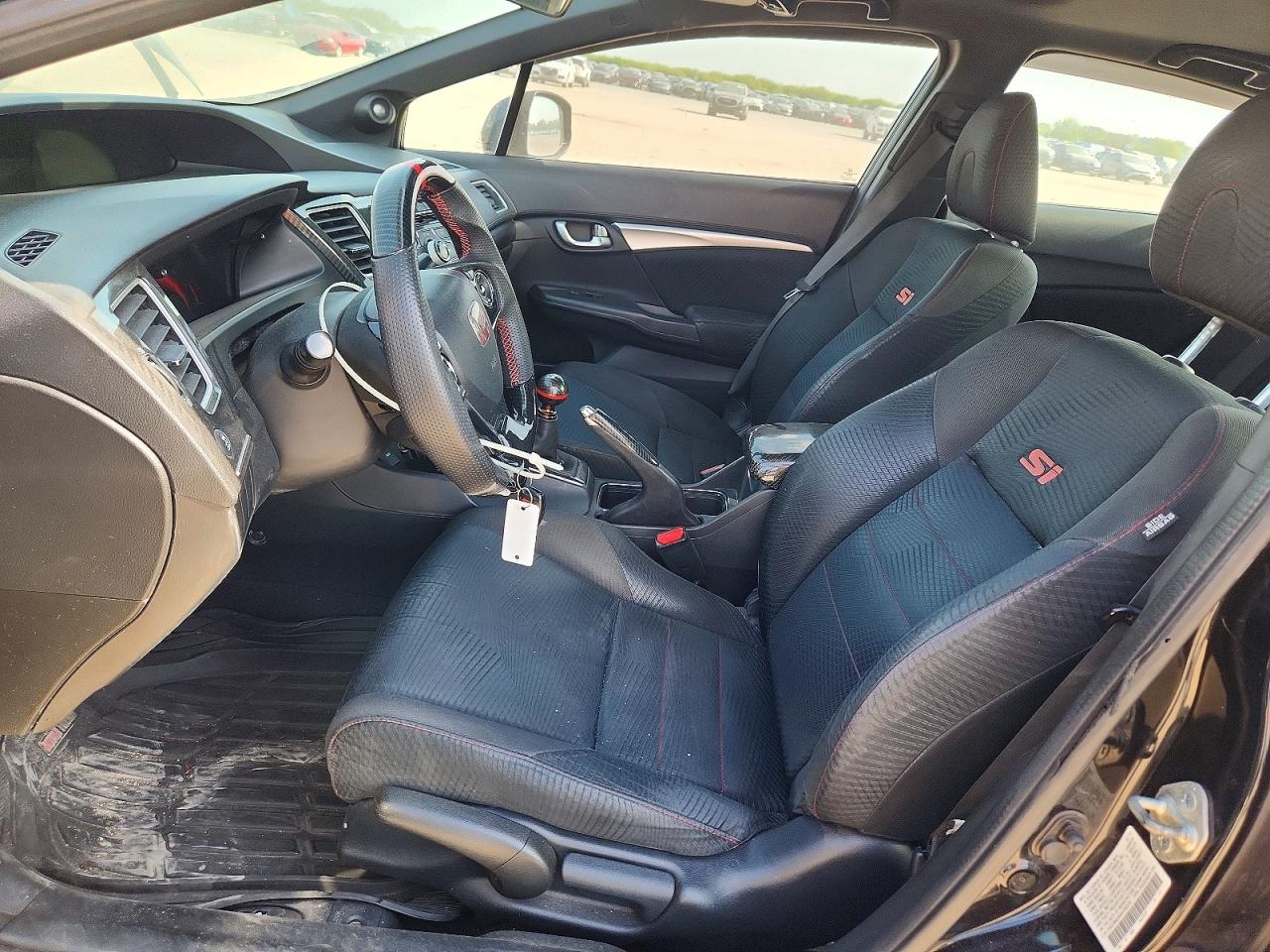 2013 Honda Civic Si Black vin: 2HGFB6E50DH706576