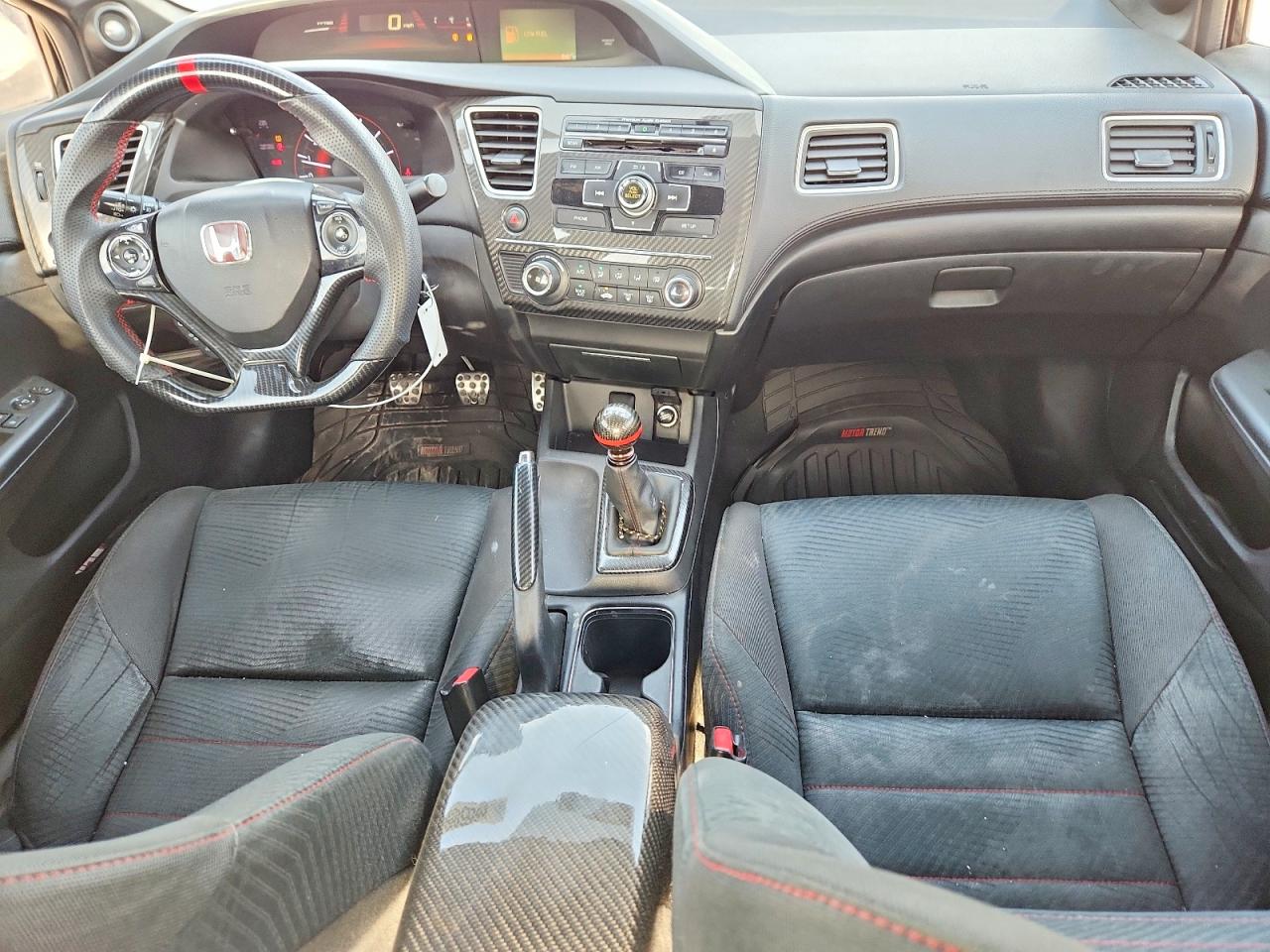 2013 Honda Civic Si Black vin: 2HGFB6E50DH706576