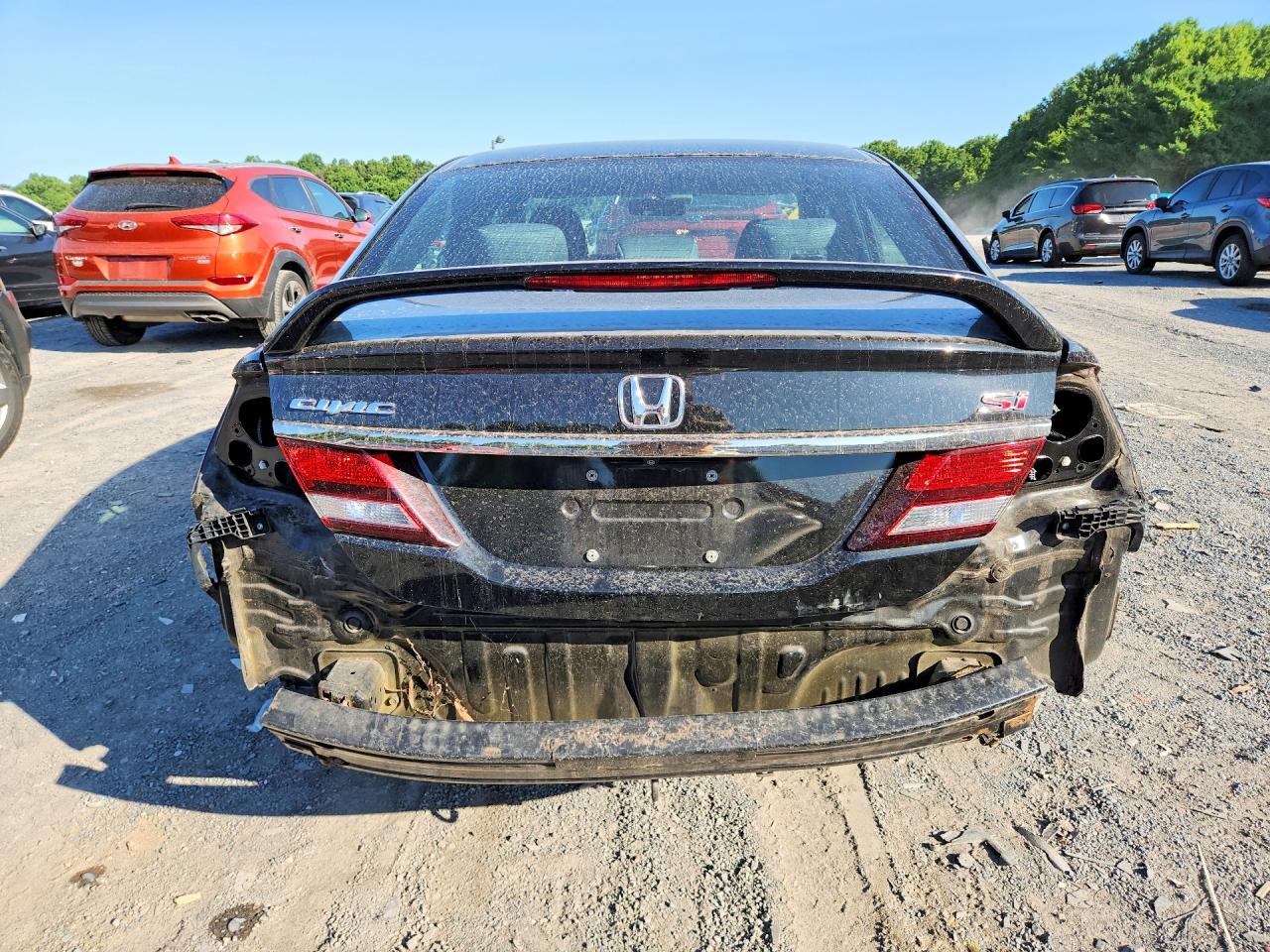 2013 Honda Civic Si Black vin: 2HGFB6E50DH710787