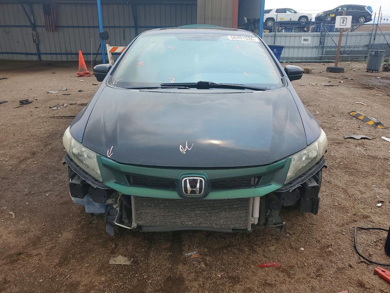 2014 Honda Civic Si Green vin: 2HGFB6E50EH704151