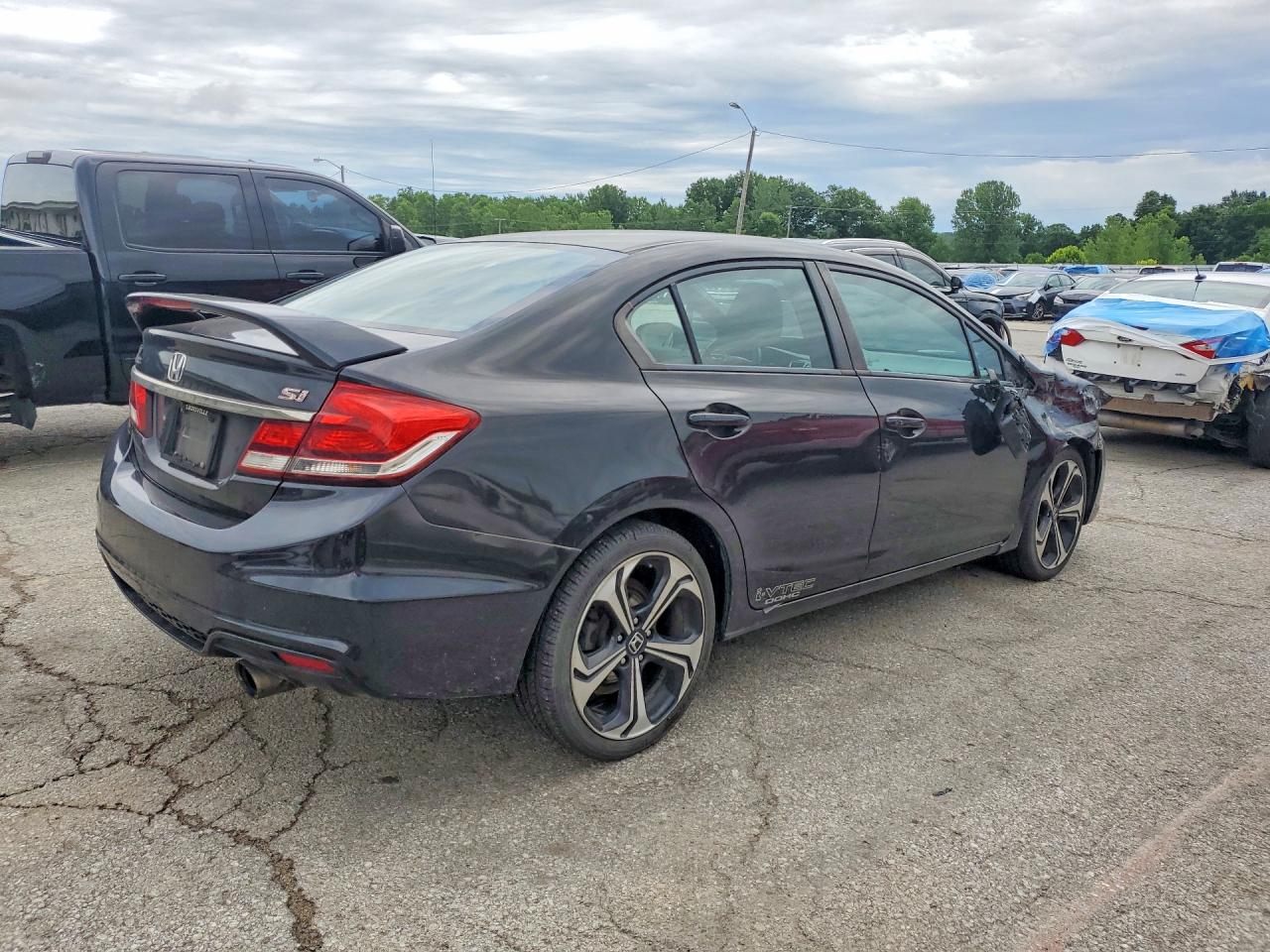 2014 Honda Civic Si Black vin: 2HGFB6E50EH705736