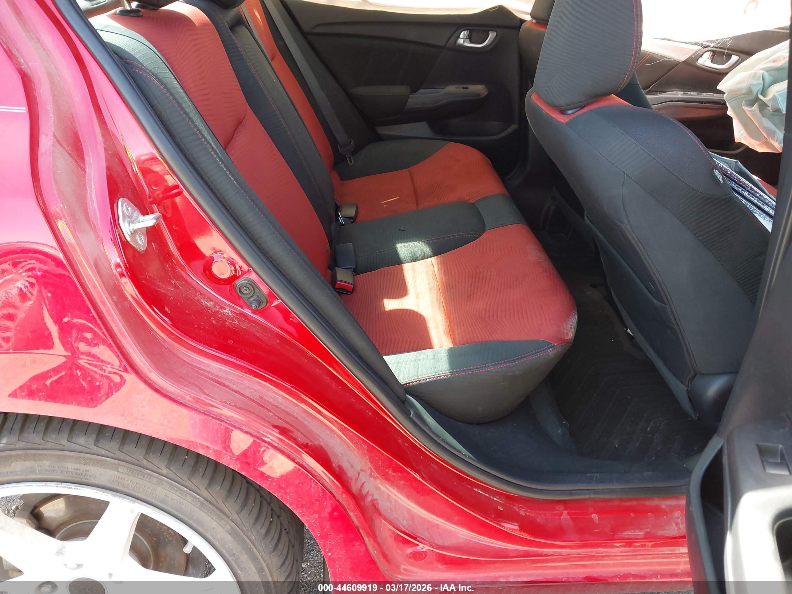 2015 Honda Civic Si Red vin: 2HGFB6E50FH707682