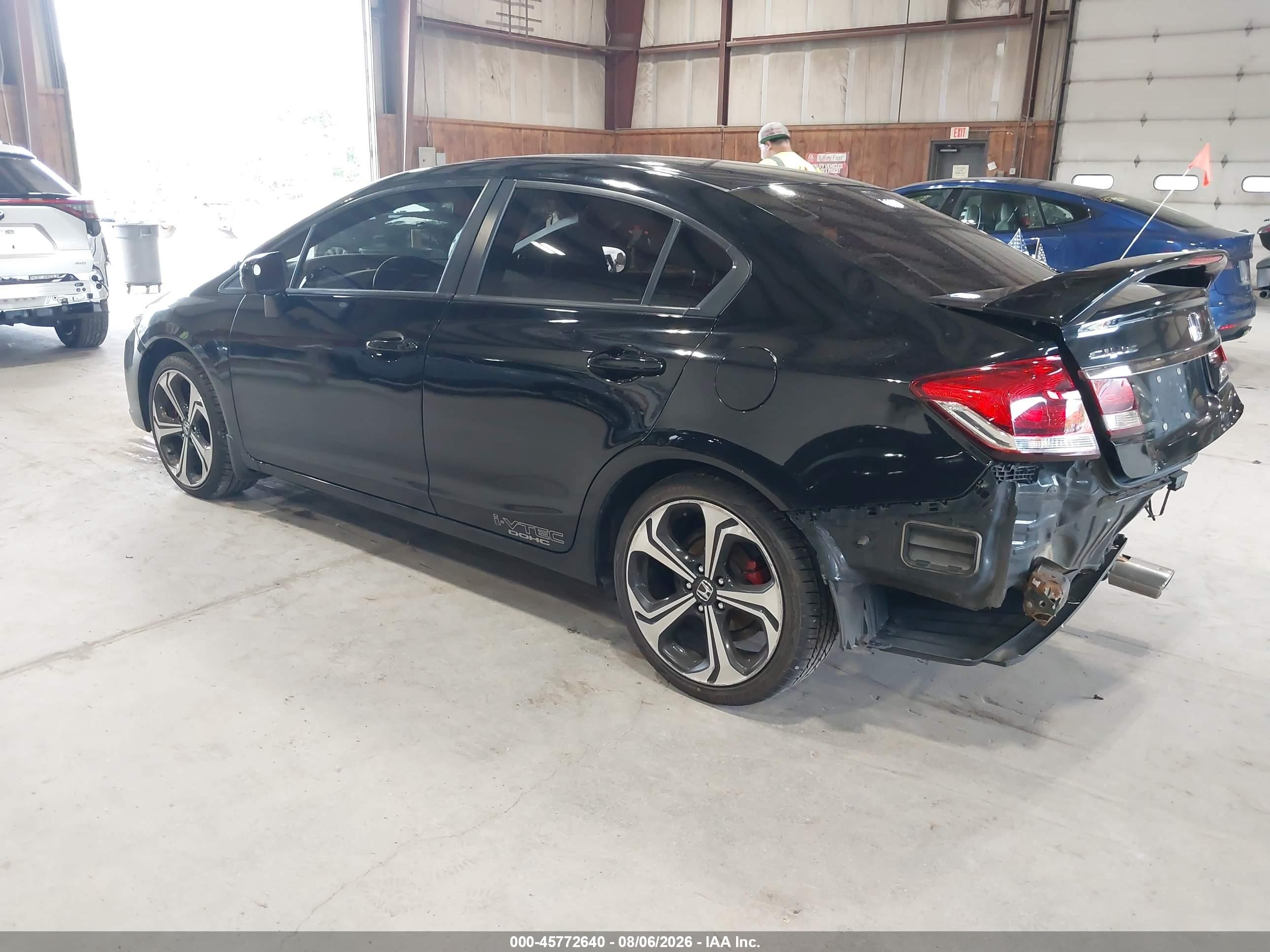 2015 Honda Civic Si Black vin: 2HGFB6E50FH709271
