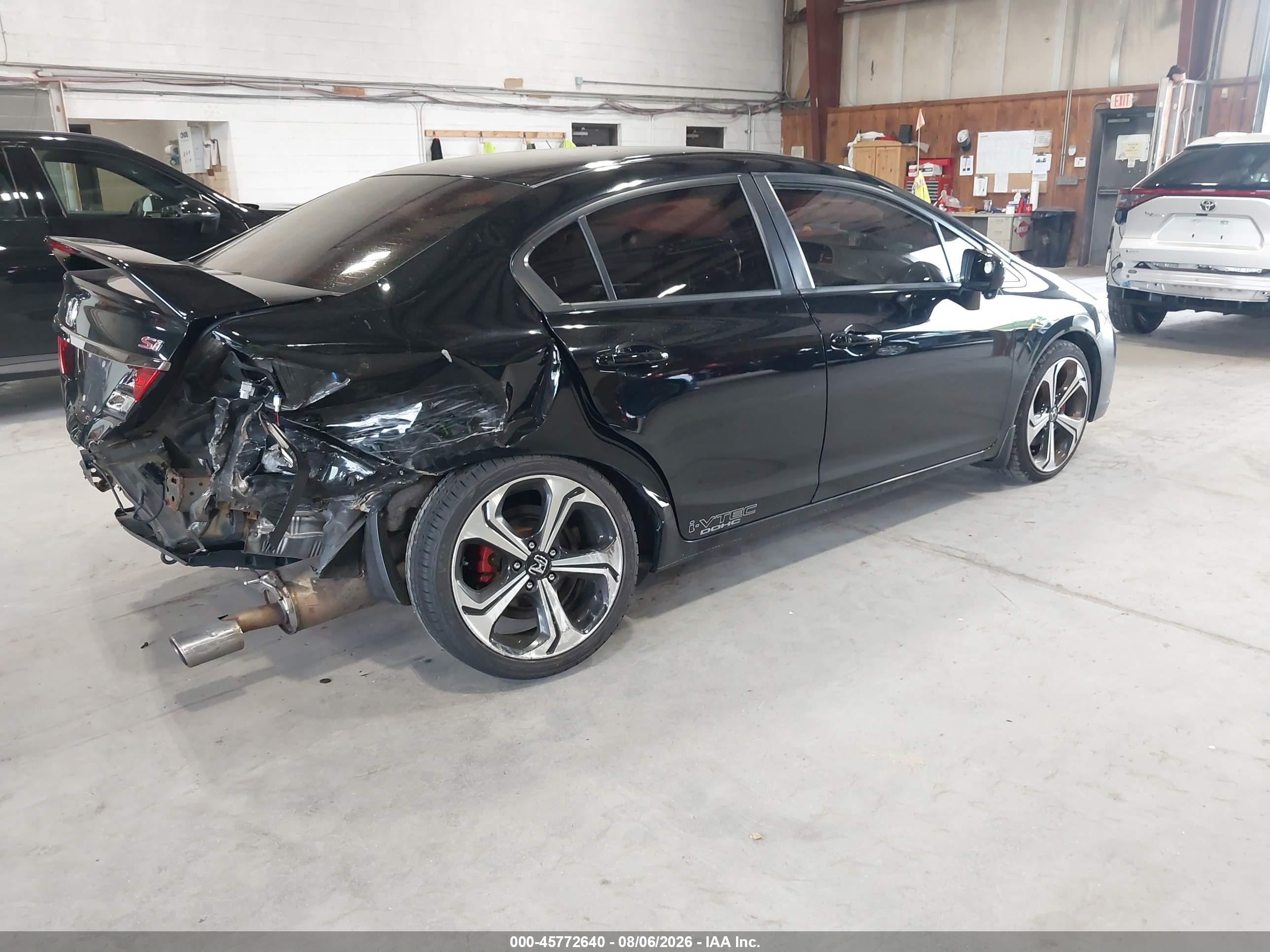 2015 Honda Civic Si Black vin: 2HGFB6E50FH709271